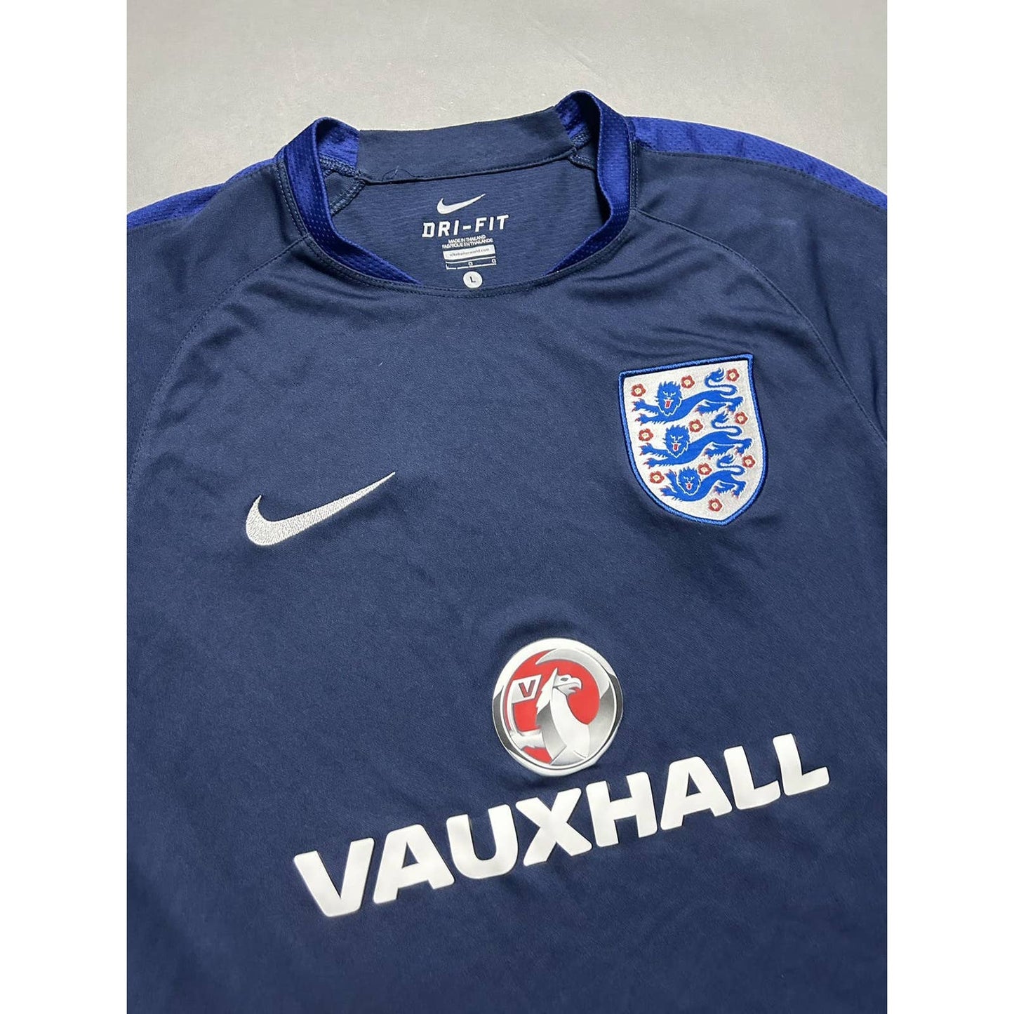 England Nike Training Jersey 2016 2017 Vauxhall navy