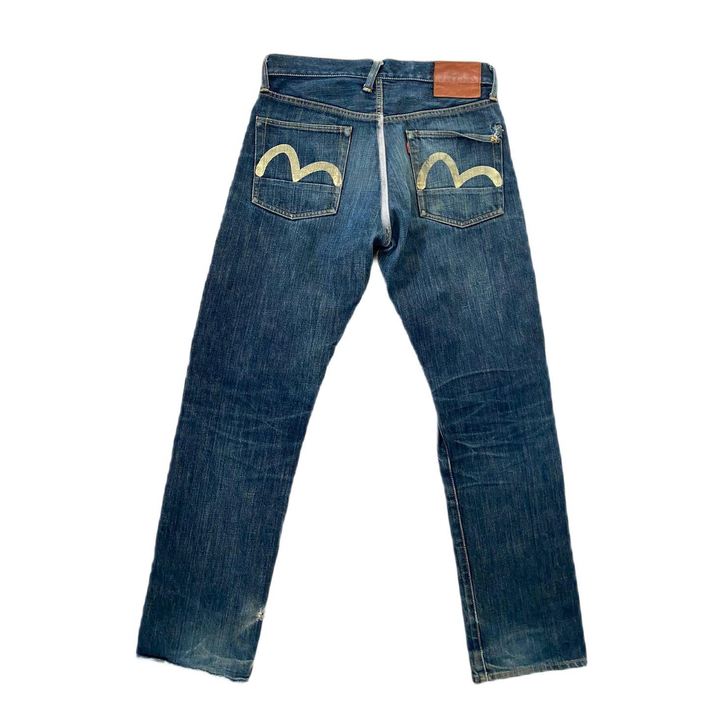 Evisu jeans vintage navy white seagulls Yamane Japan