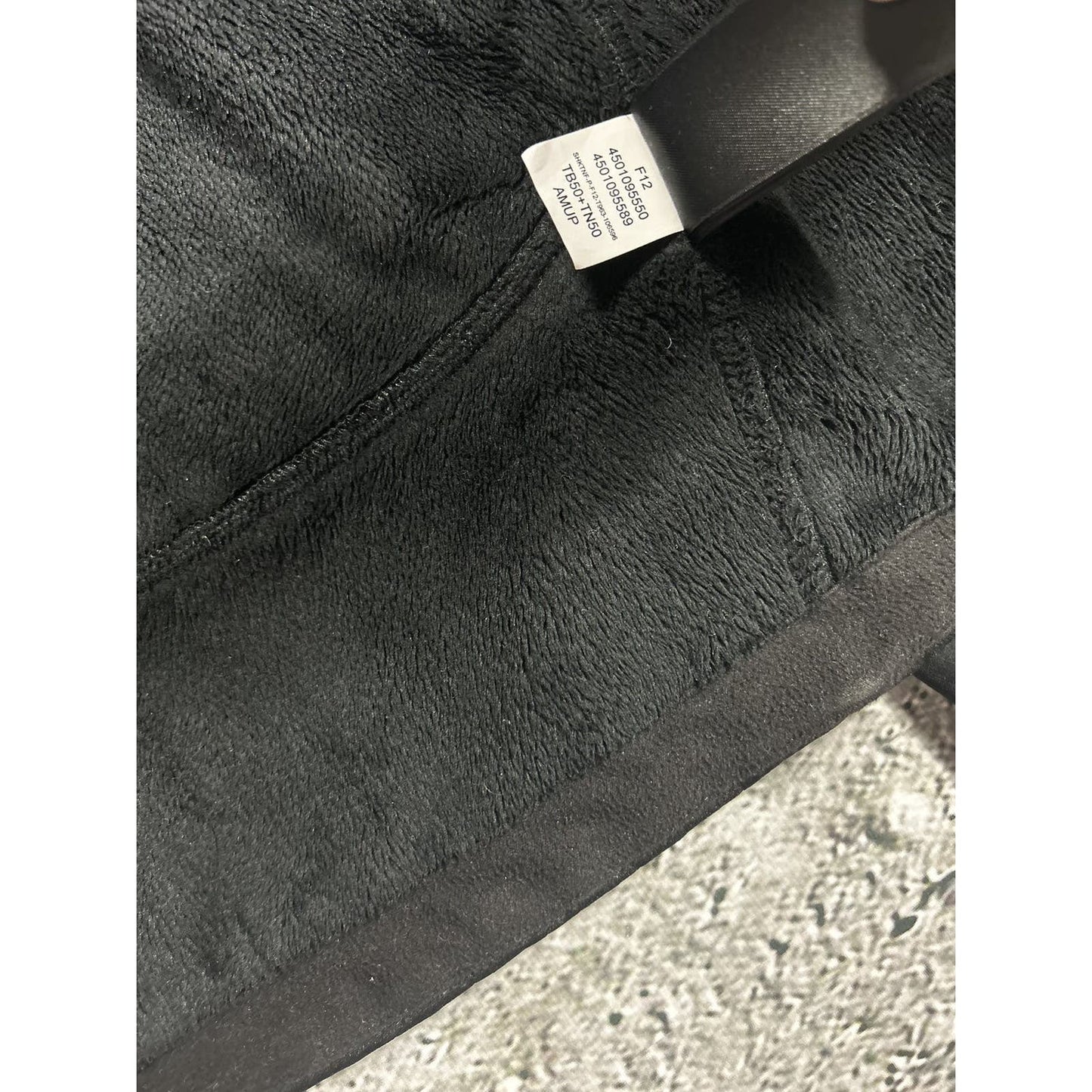 The North Face softshell jacket black vintage gorpcore