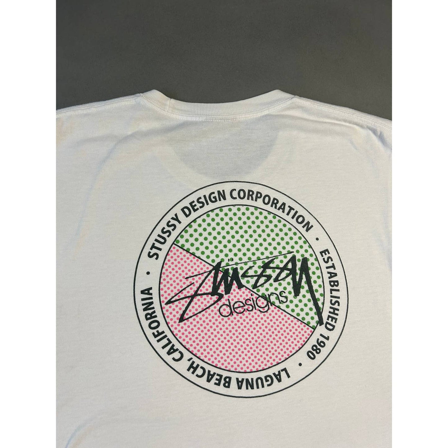 Stussy t-shirt white big logo