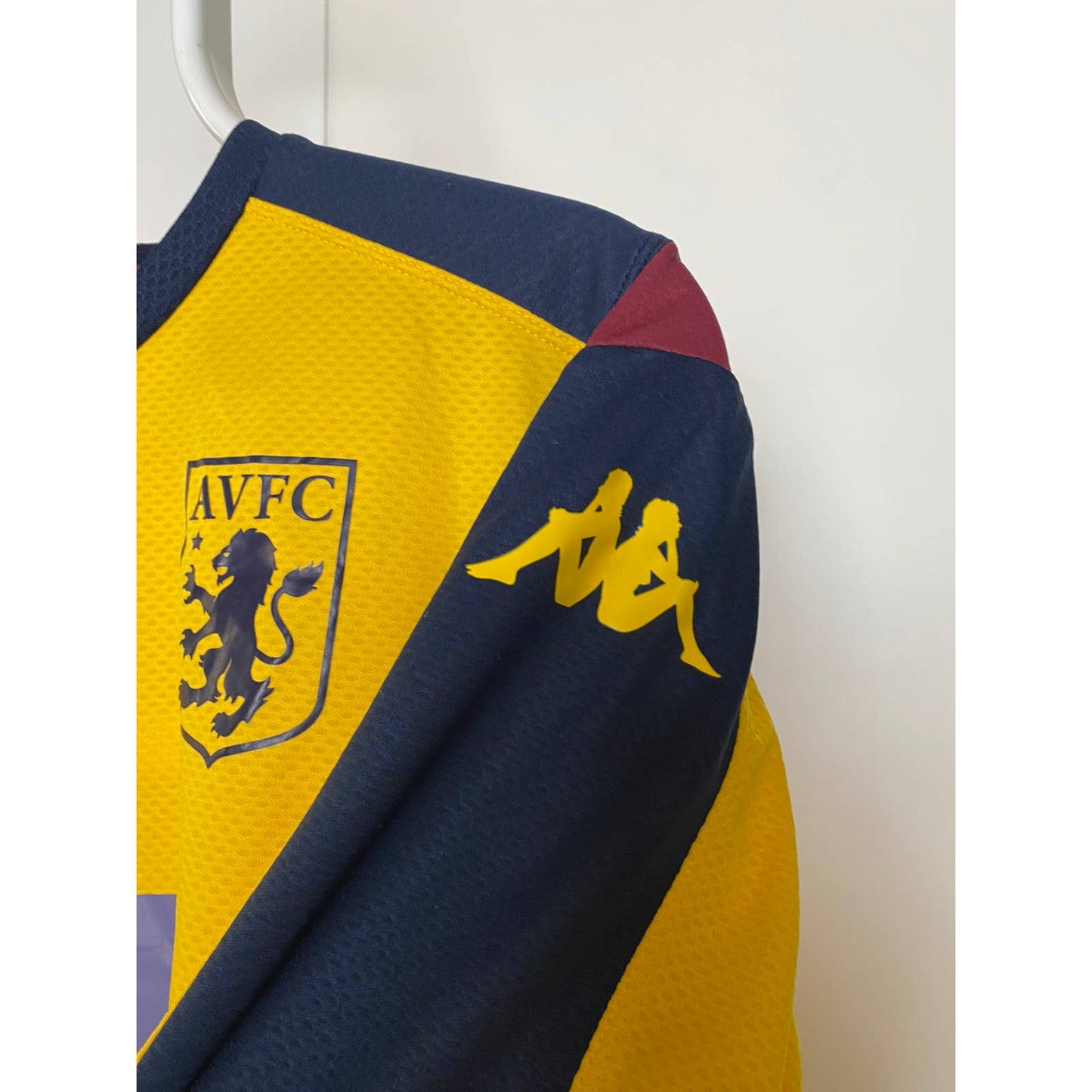 Aston Villa Jersey yellow kit Kappa W88