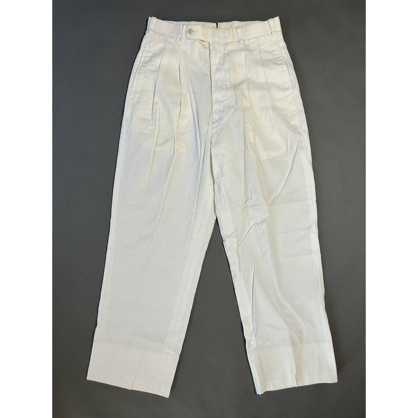 Evisu Fairway Genes vintage white chino pants jeans dots logo