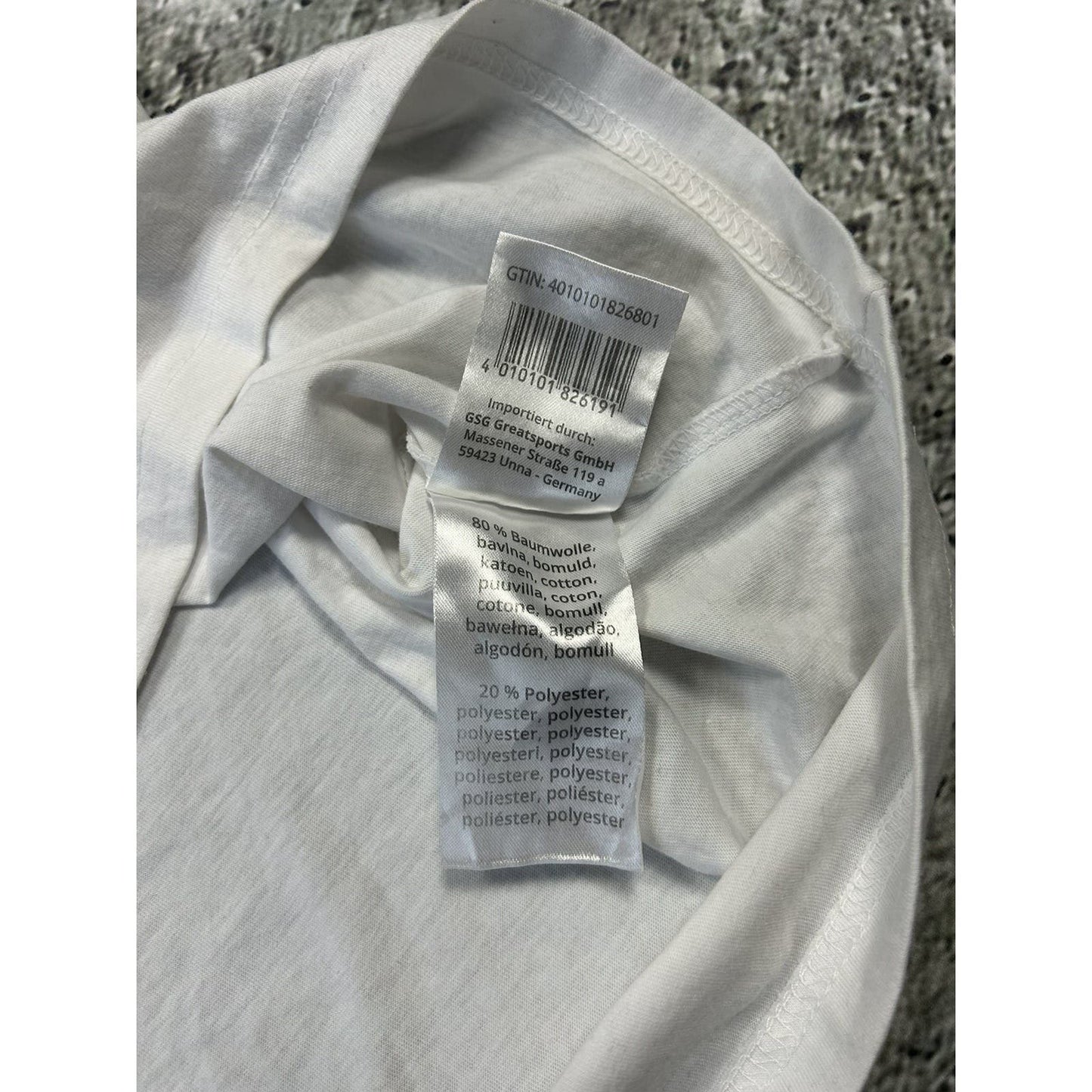 Carlo Colucci Donnay big logo T-shirt white multicolour
