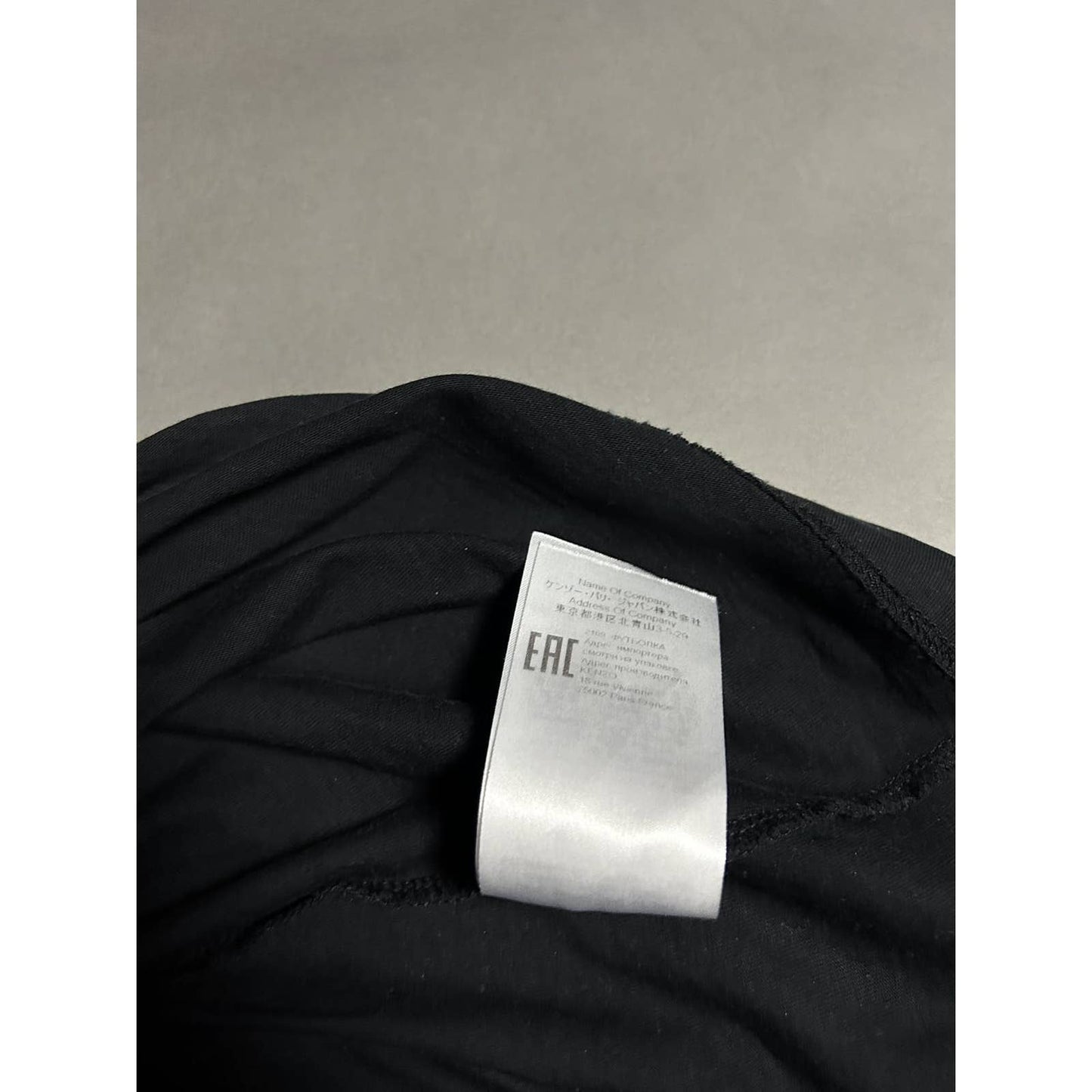 Kenzo big logo eye Paris black