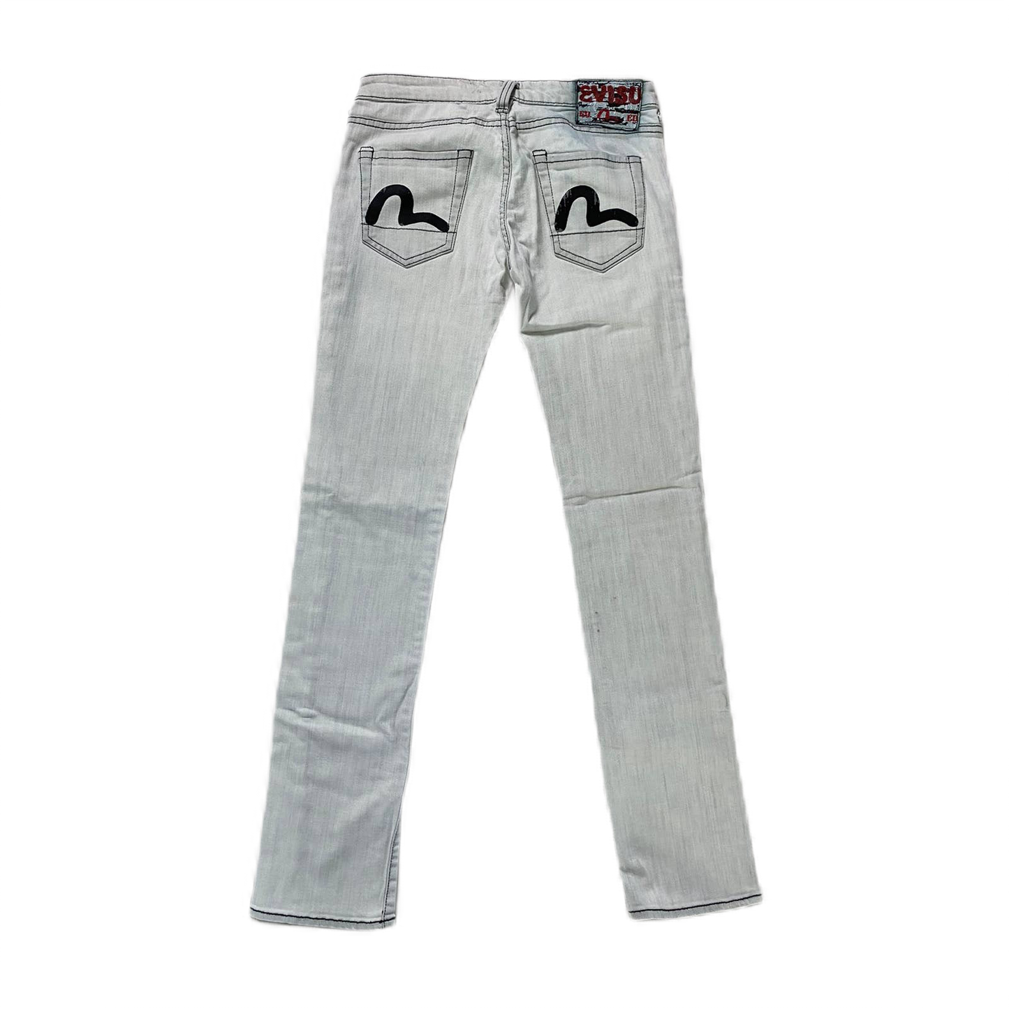 Evisu EU ED vintage grey jeans black seagulls jeans Japan