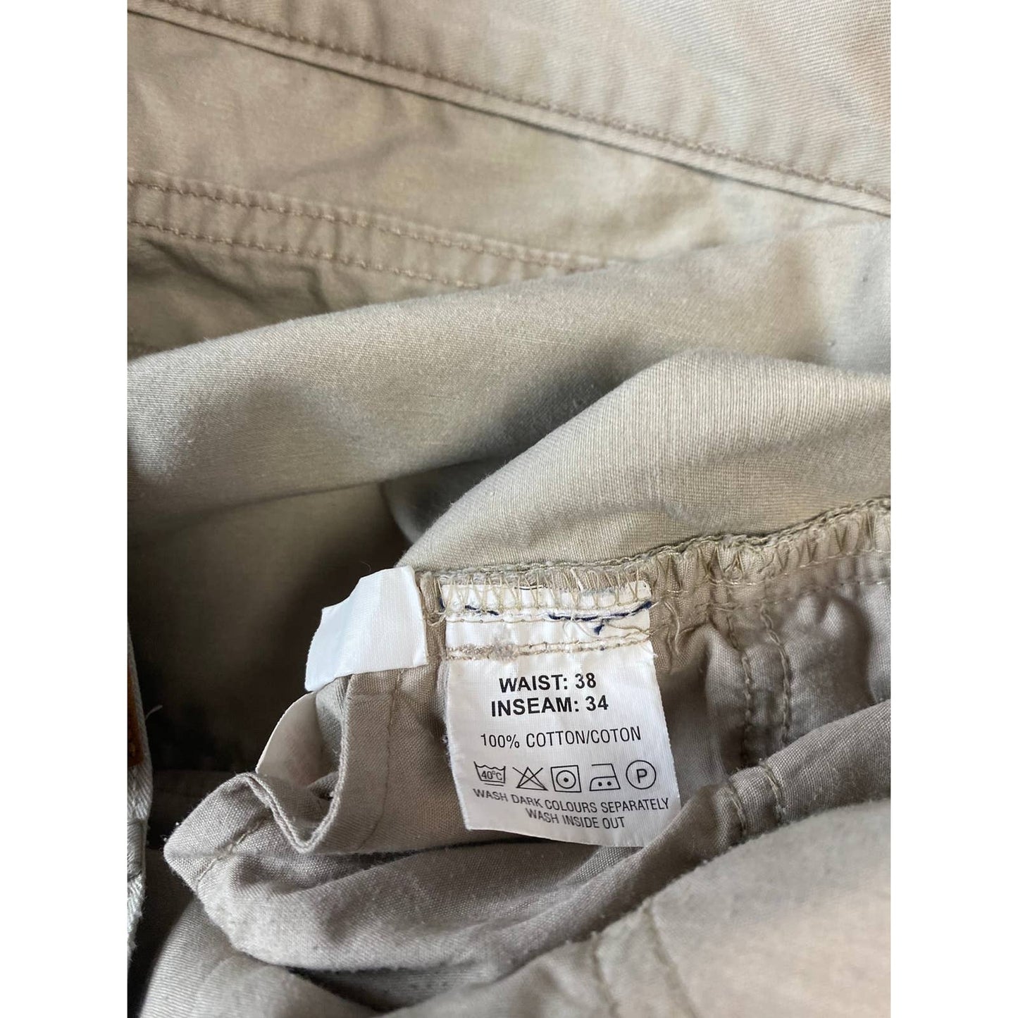 90s Yves Saint Laurent vintage YSL big logo chino pants