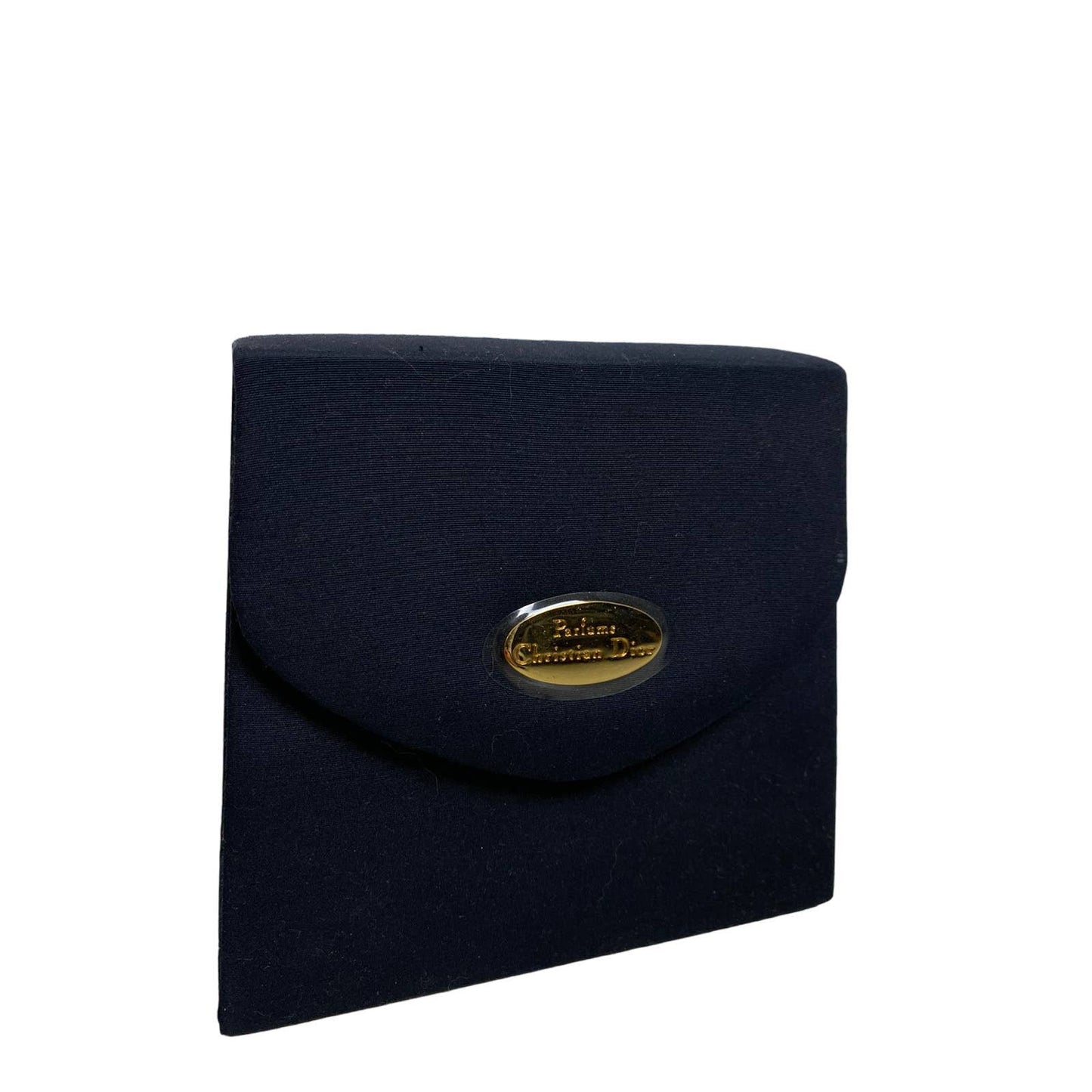 Christian Dior parfums small hand bag black golden vintage