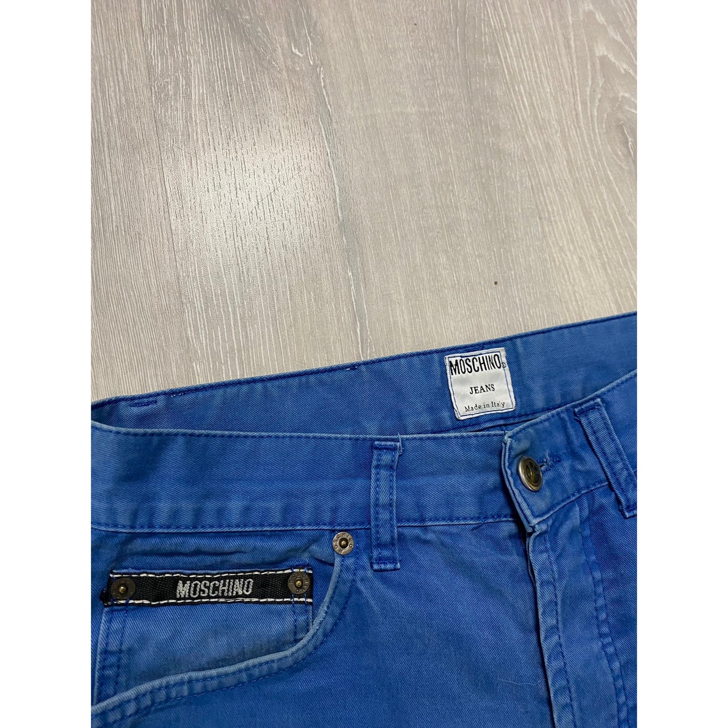 Moschino jeans vintage blue denim pants