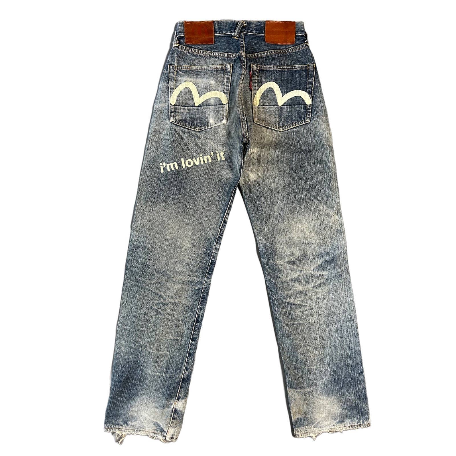 Evisu x McDonalds Denim Jeans I’m lovin it selvedge