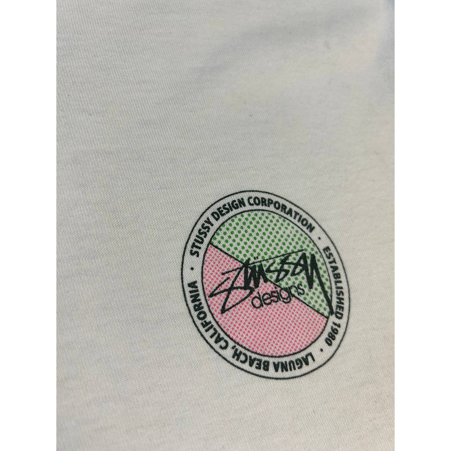 Stussy t-shirt white big logo