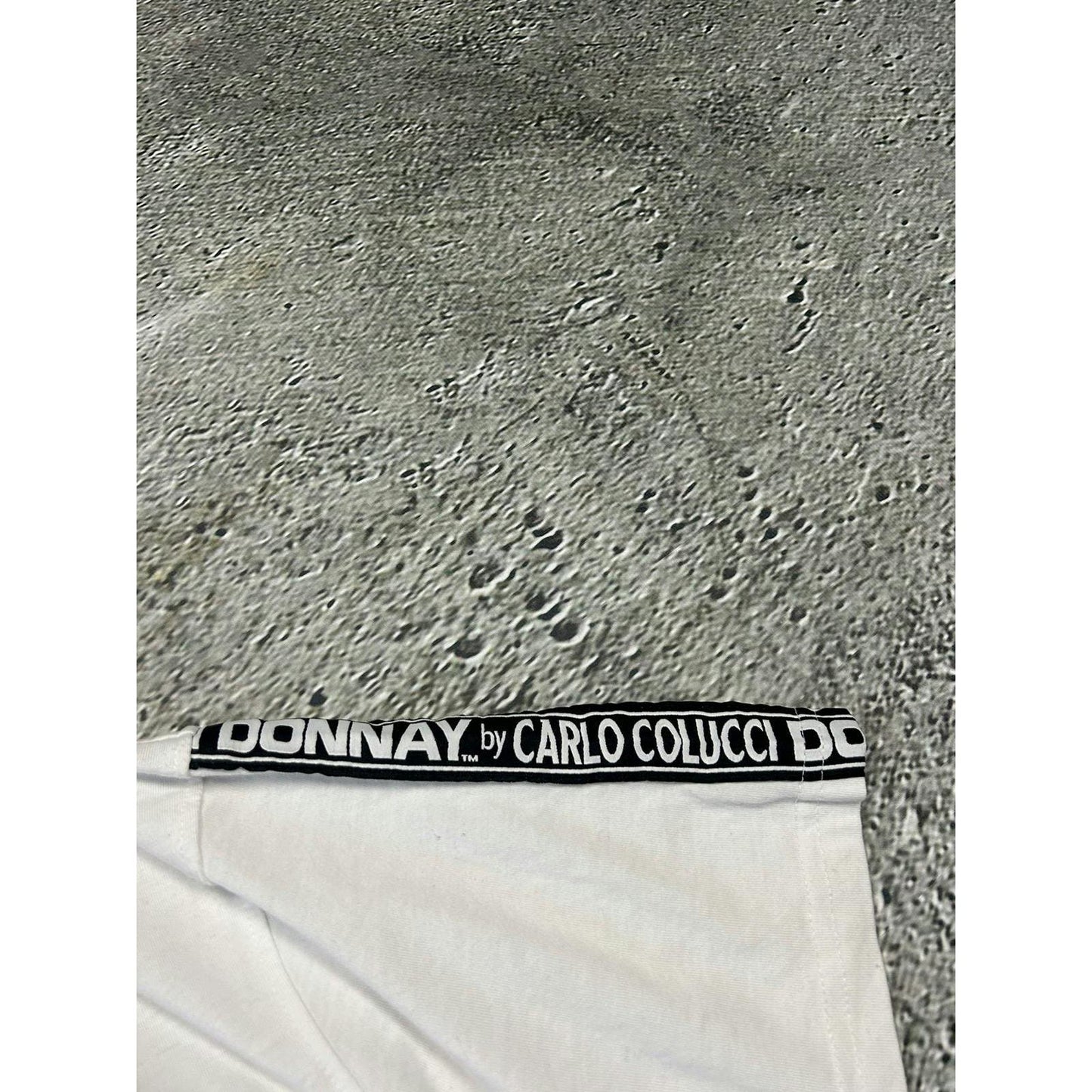 Carlo Colucci Donnay big logo T-shirt white multicolour