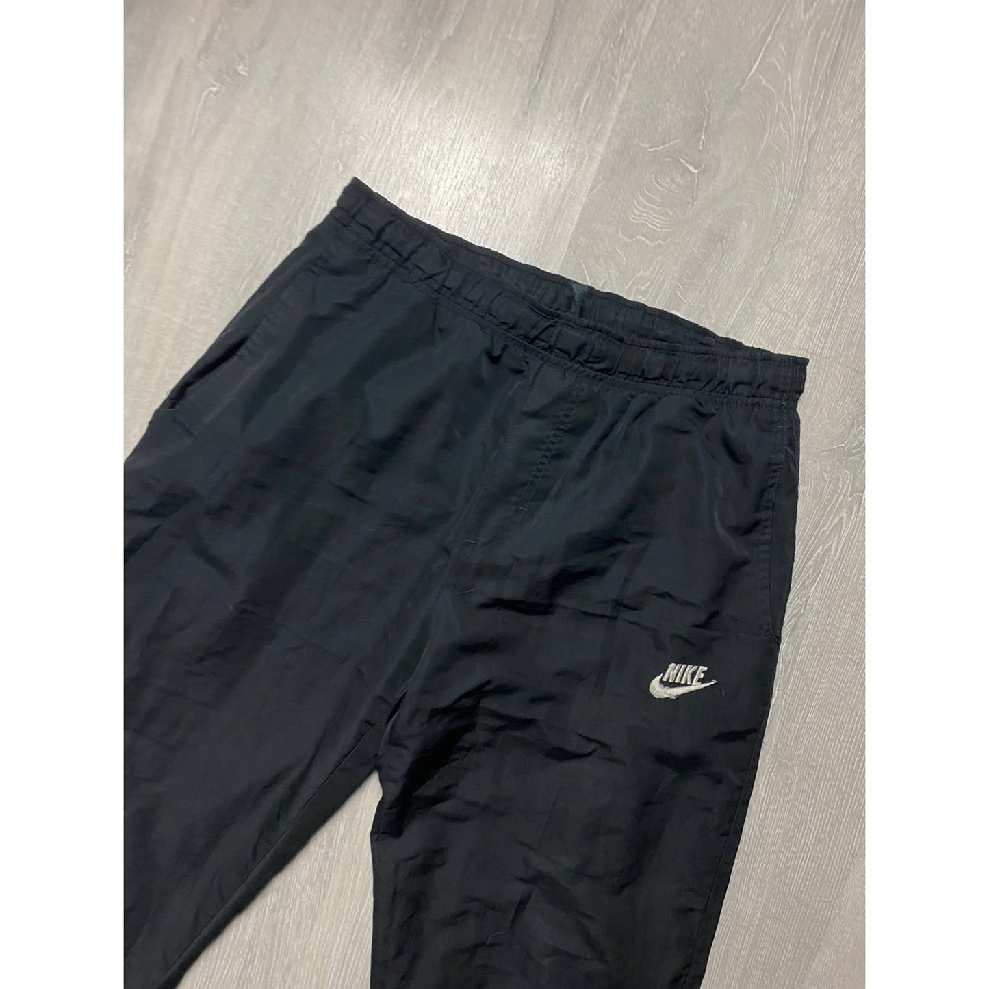 Nike Premier vintage black nylon track pants small swoosh 2000s