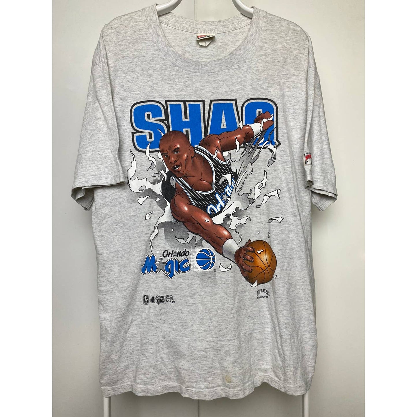 Shaquille O Neal vintage Graphic T-Shirt Nutmeg Made in USA