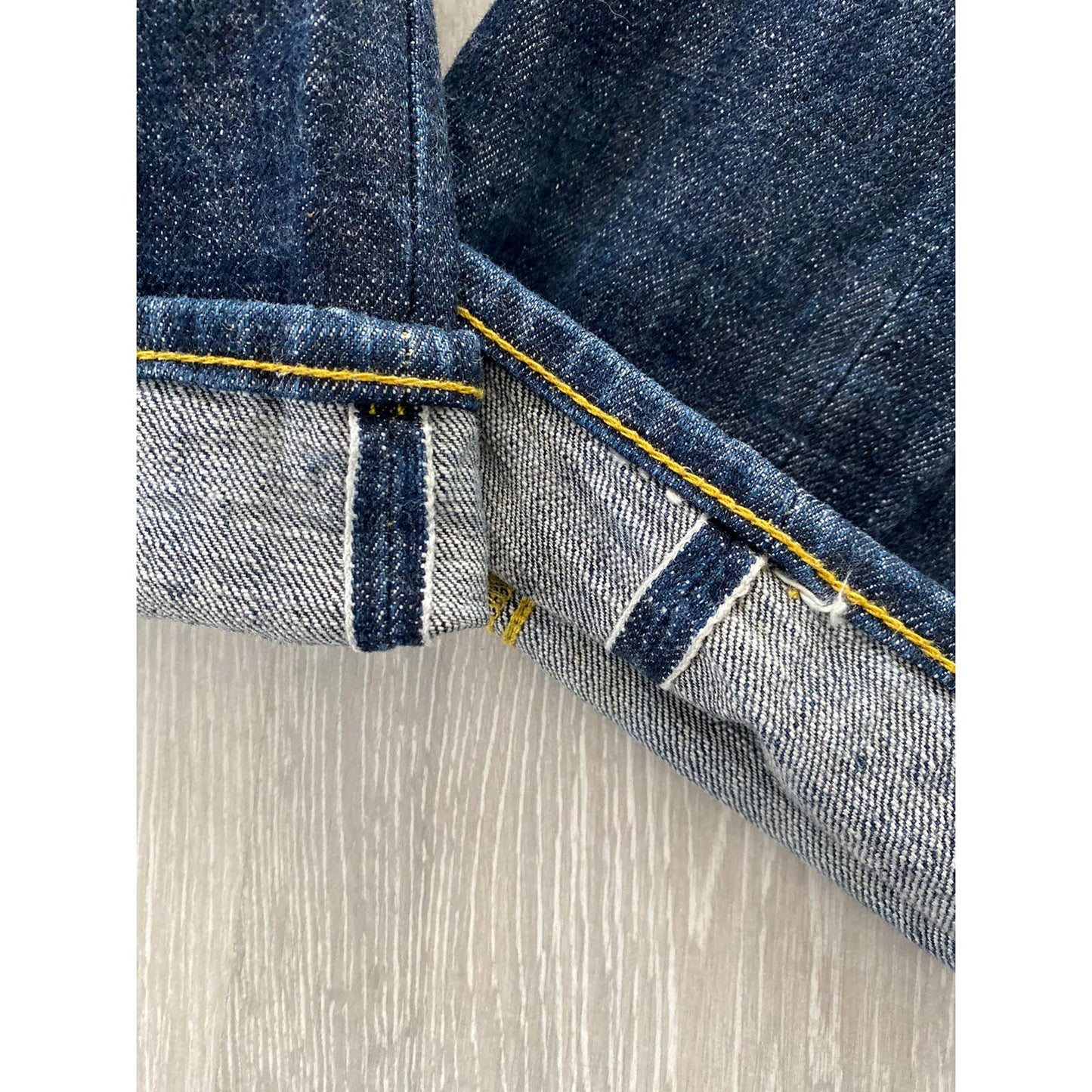 Evisu jeans daicock big logo gold selvedge denim Japan