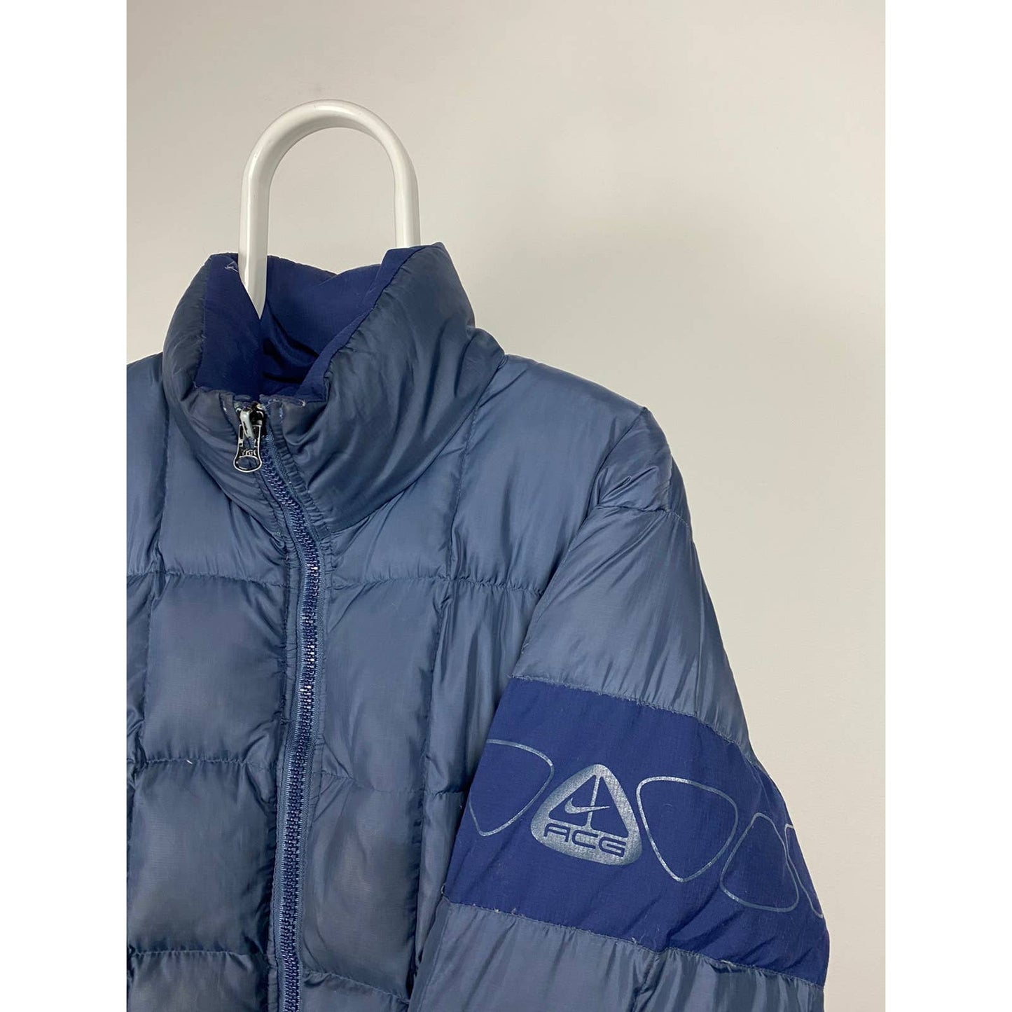 Nike ACG vintage navy reversible puffer jacket