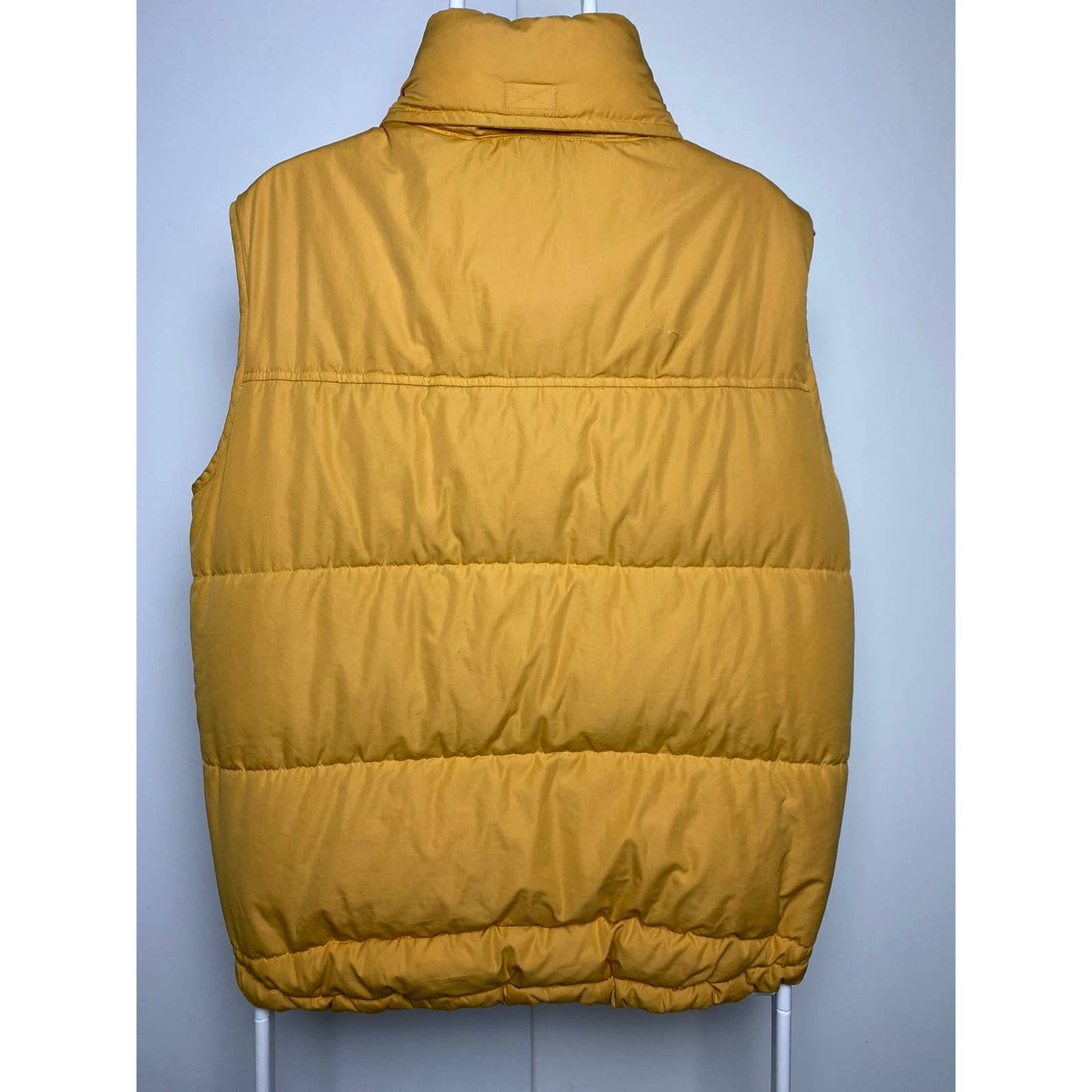 Nike vintage yellow puffer vest small swoosh 2000s
