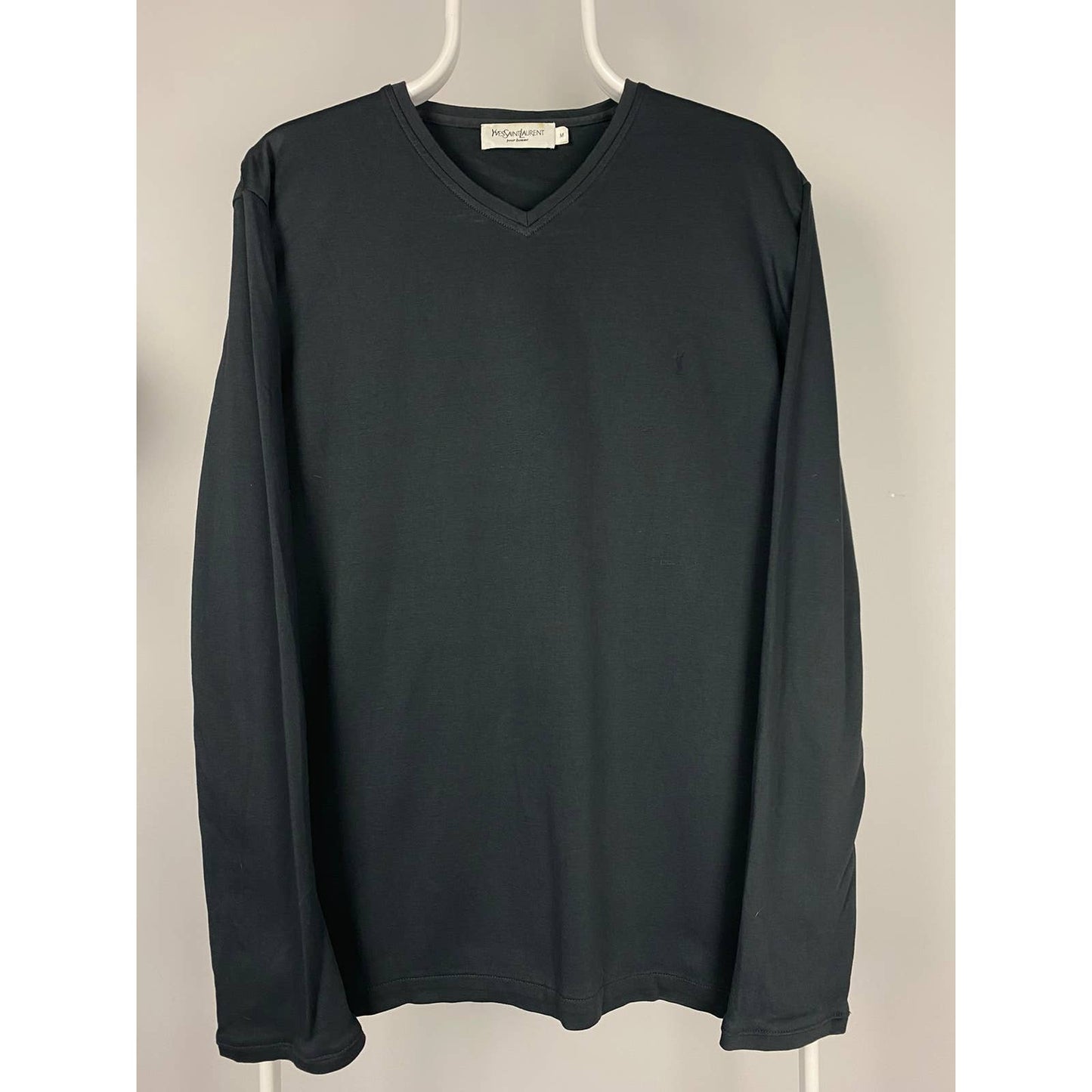 90s Yves Saint Laurent vintage YSL logo long sleeve T-shirt
