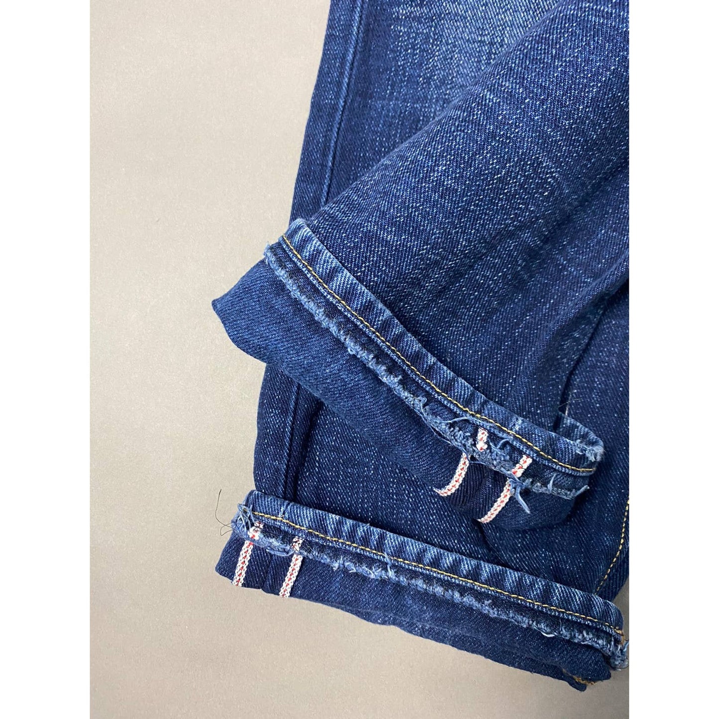 True Religion vintage selvedge jeans navy denim pants