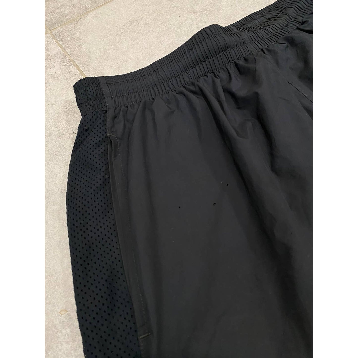 Nike vintage black track pants small swoosh 2000s