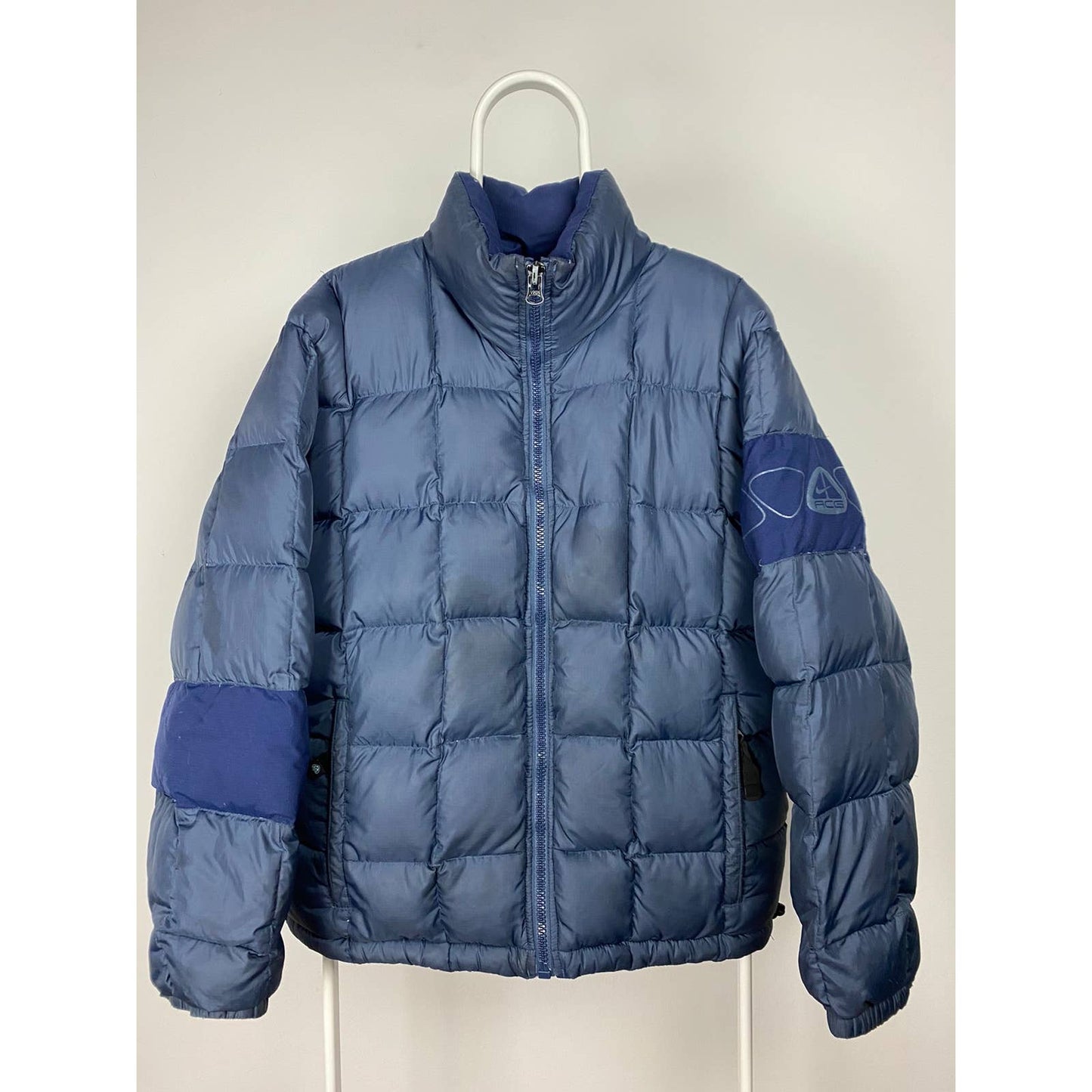 Nike ACG vintage navy reversible puffer jacket