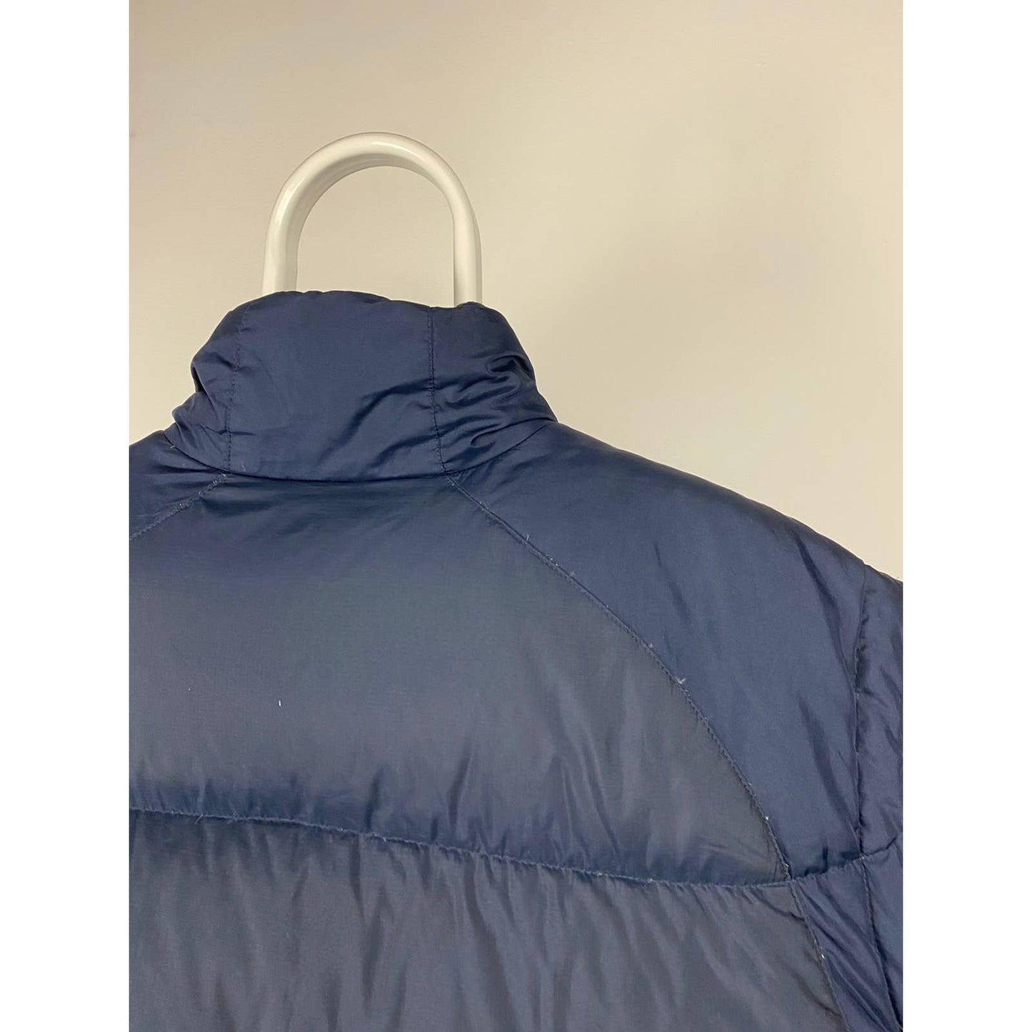 Nike vintage navy puffer vest small swoosh 2000s