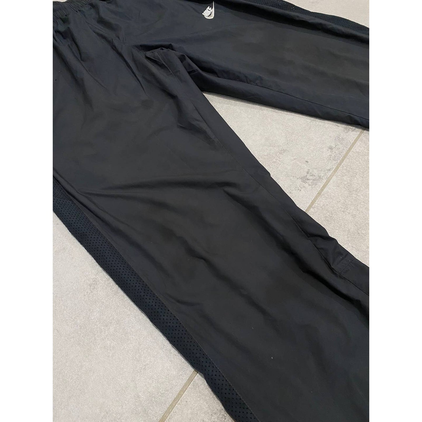 Nike vintage black track pants small swoosh 2000s