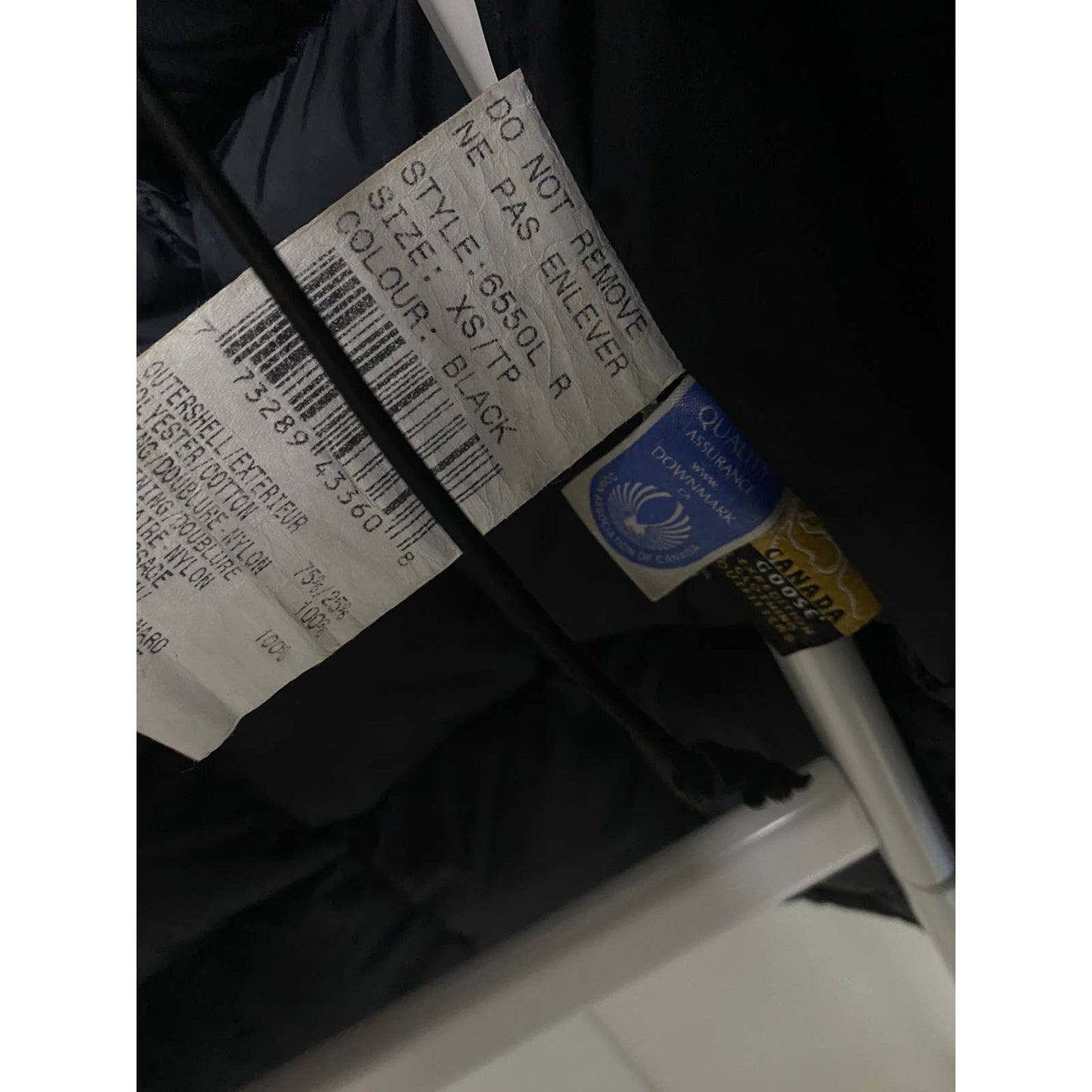 Canada Goose trillium parka jacket black puffer