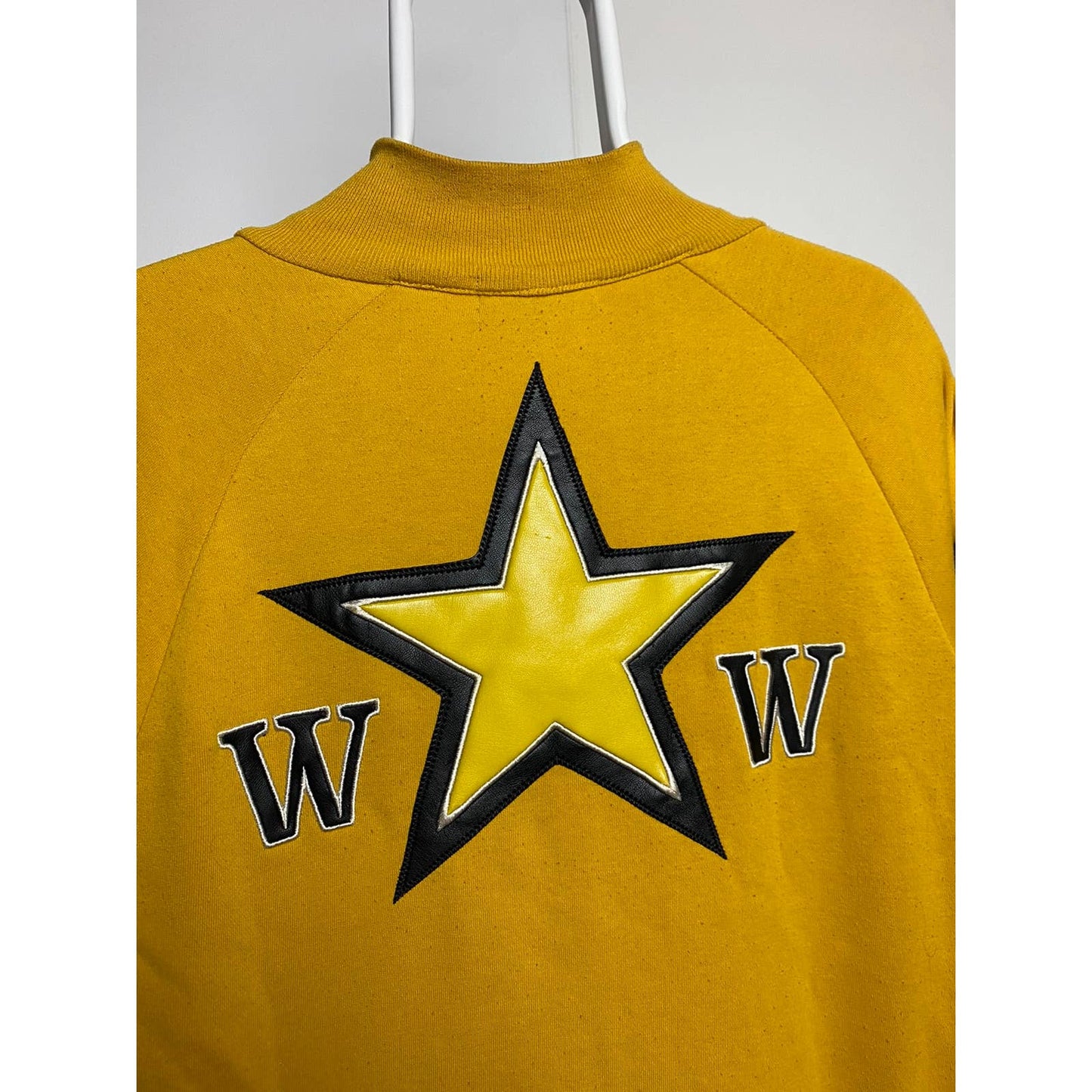 Rockers vintage Racing yellow zip sweatshirt blue one