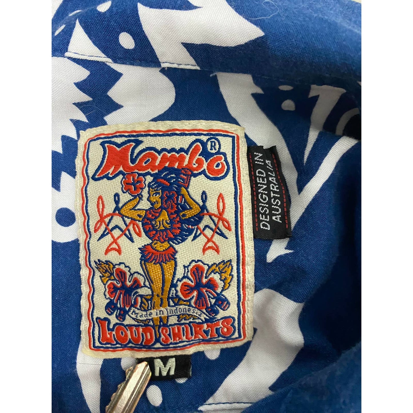 Mambo Loud Hawaiian Shirt blue vintage Australia