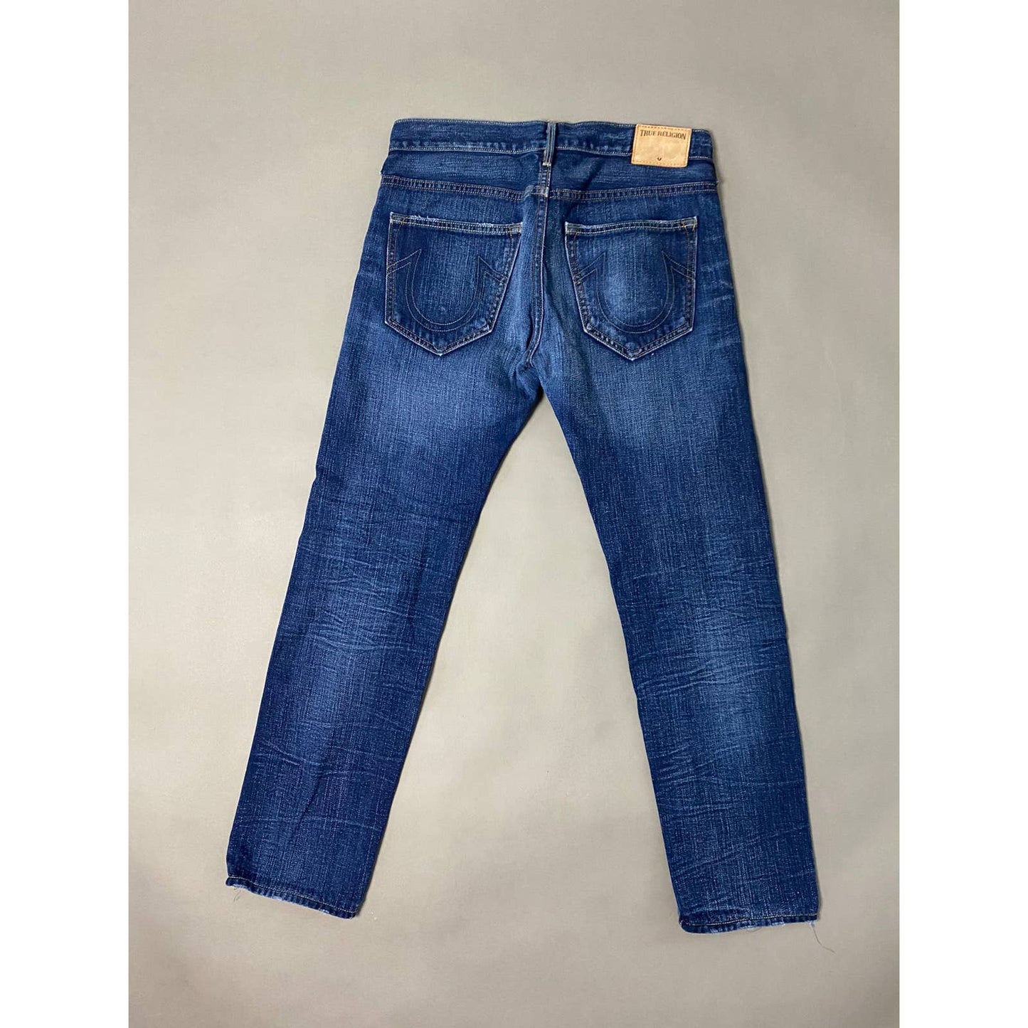 True Religion vintage selvedge jeans navy denim pants