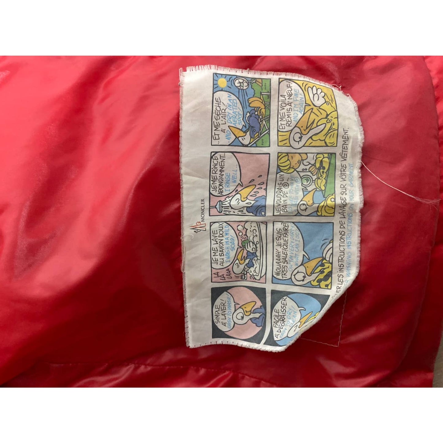 Moncler maya jacket down puffer red