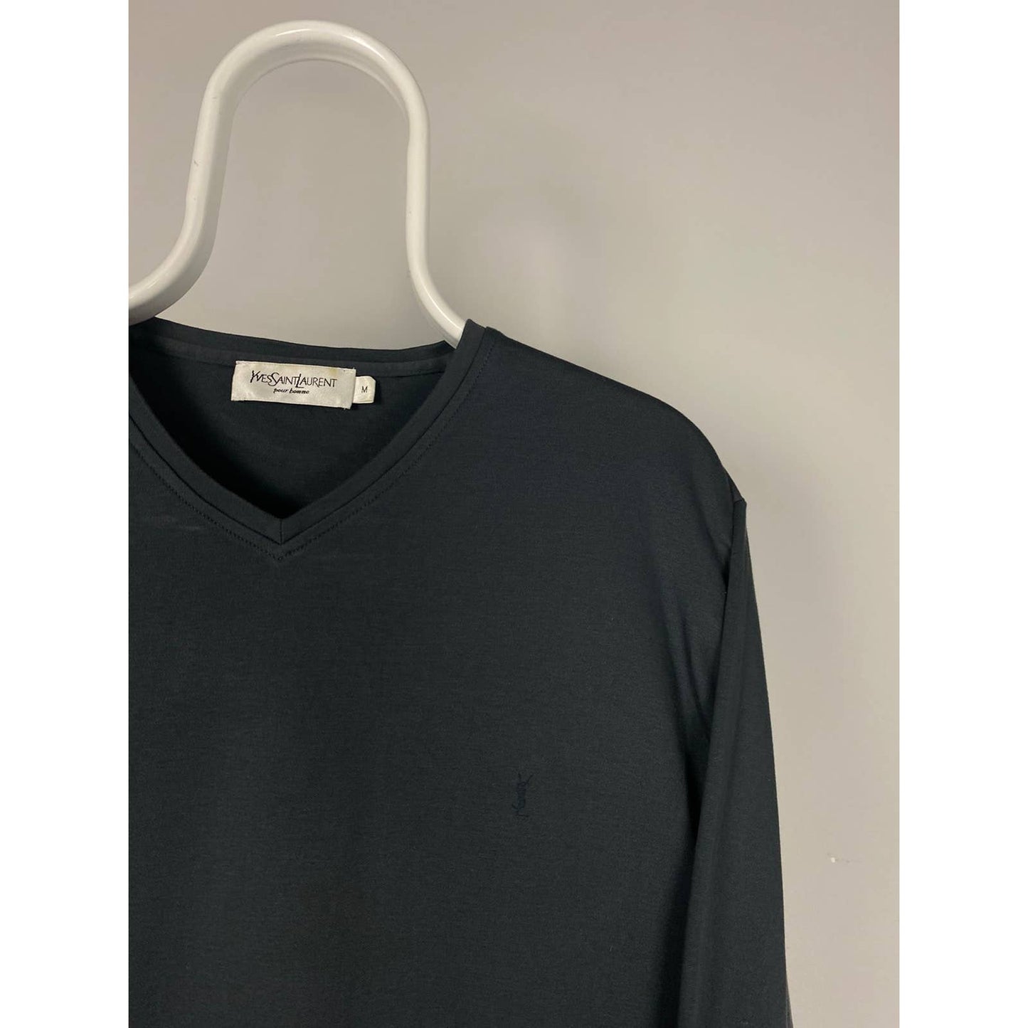 90s Yves Saint Laurent vintage YSL logo long sleeve T-shirt