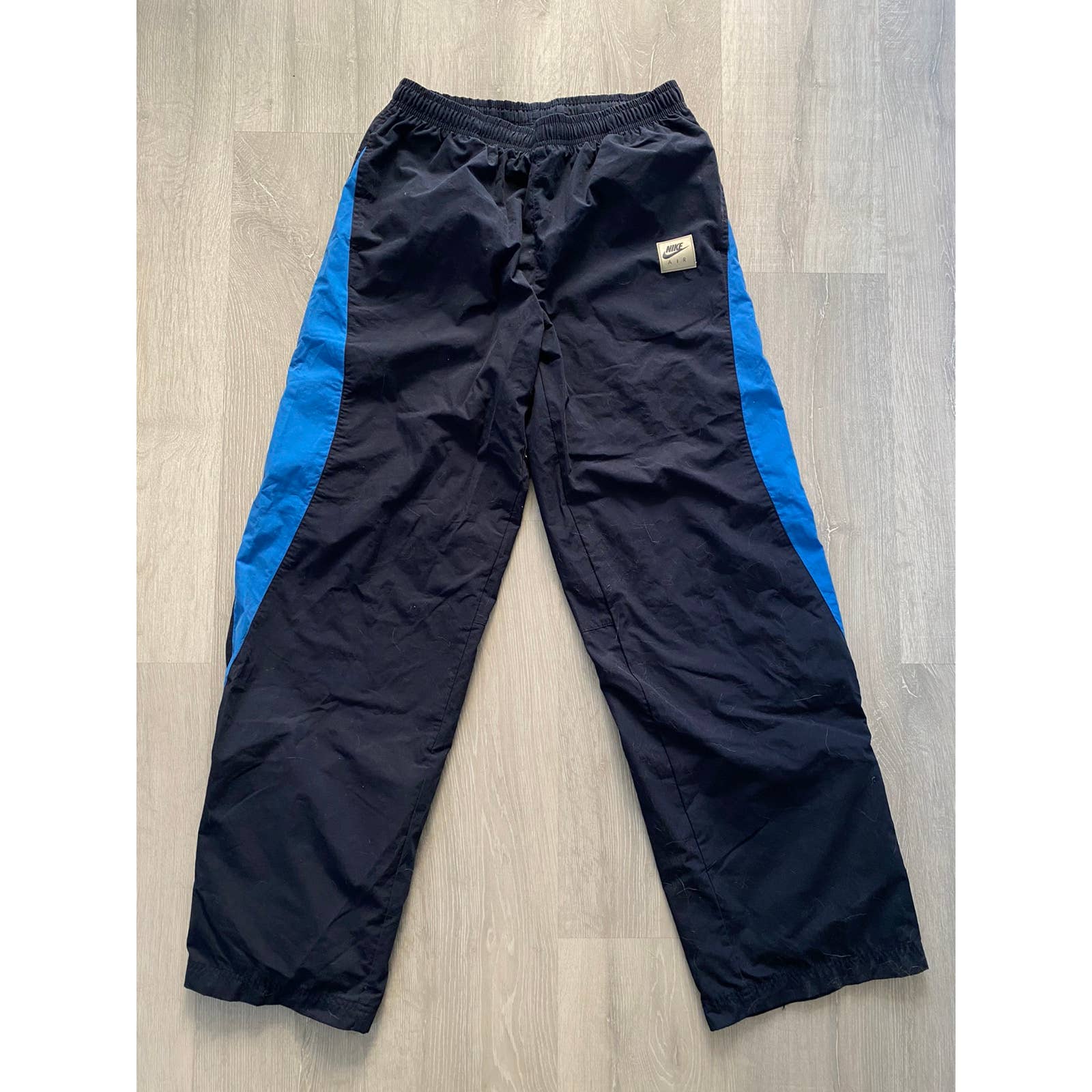 Nike AIR vintage navy track pants small swoosh 2000s