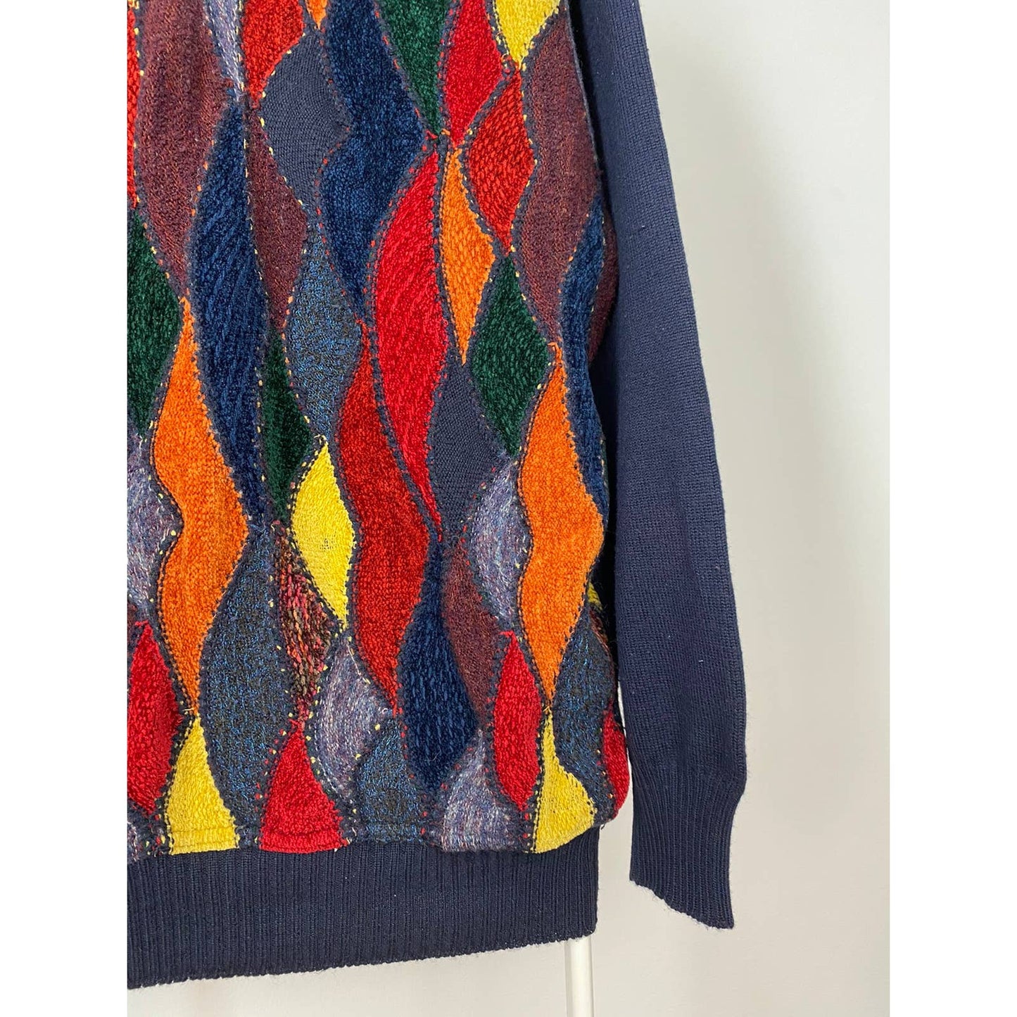 Fiume Vintage Coogi style sweater cable knit sweater