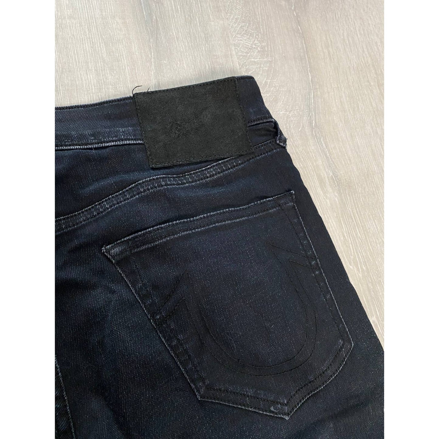 True Religion vintage black jeans denim y2k 00s 2000s slim