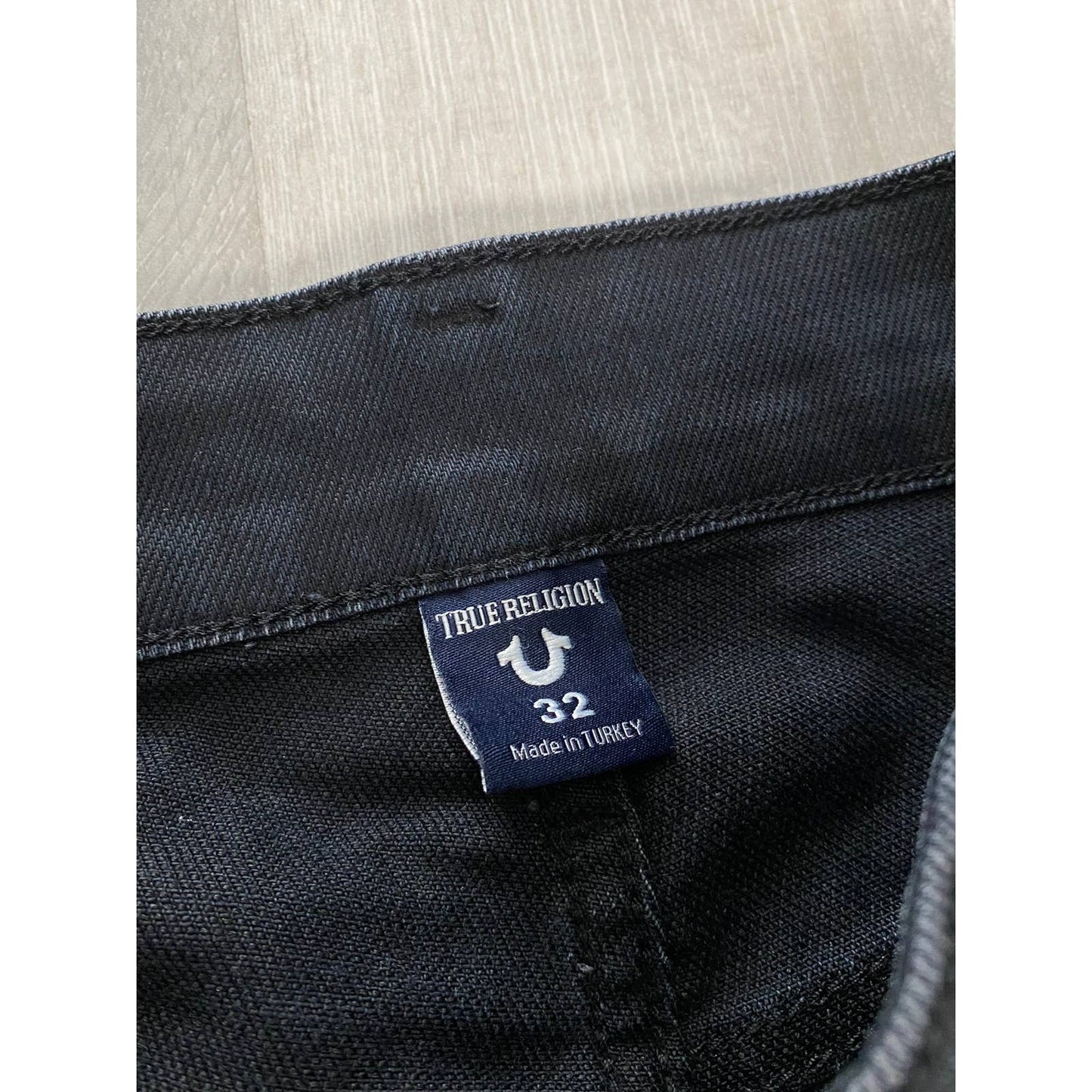 True Religion vintage black jeans denim y2k 00s 2000s slim