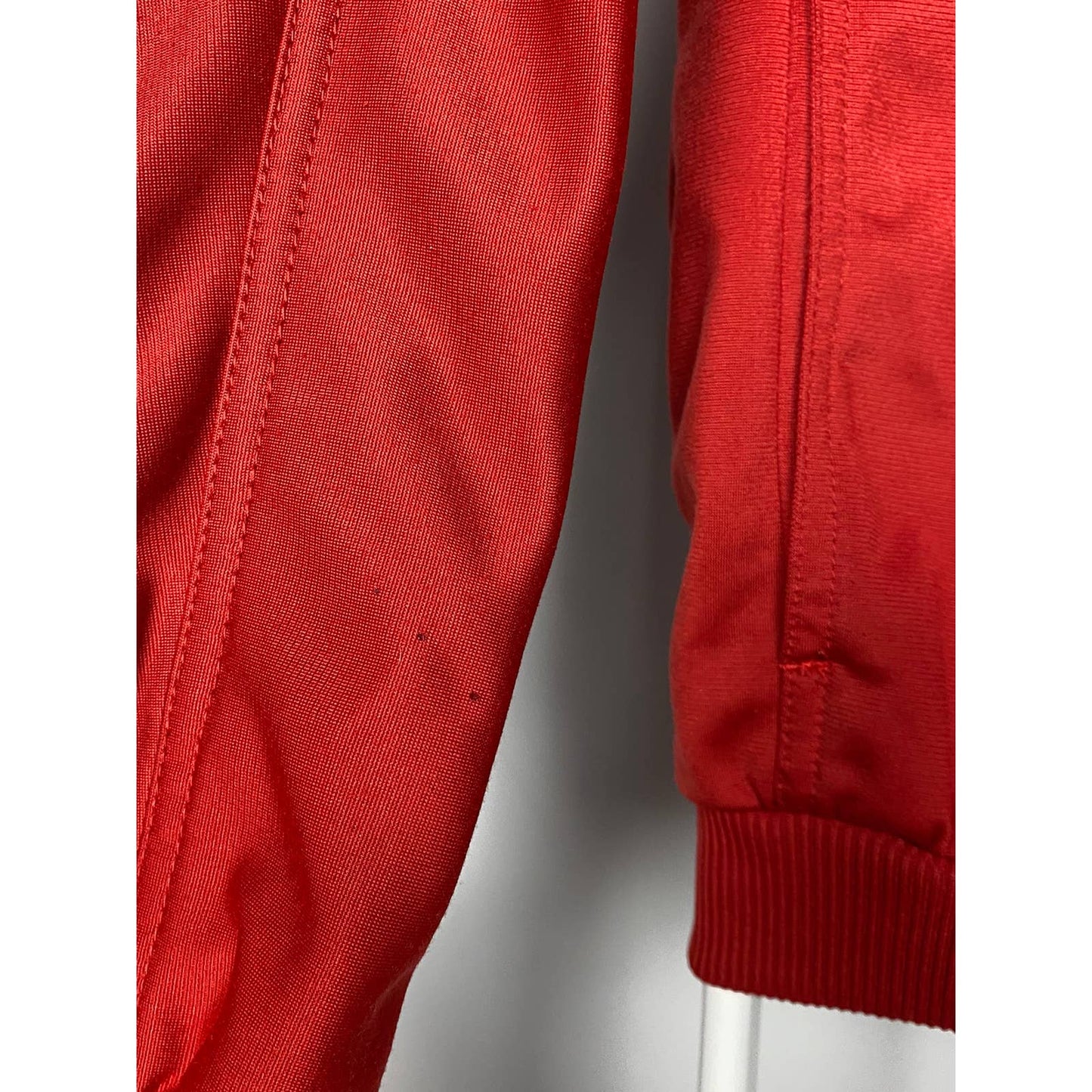 90s Nike vintage red track jacket zip sweatshirt big swoosh