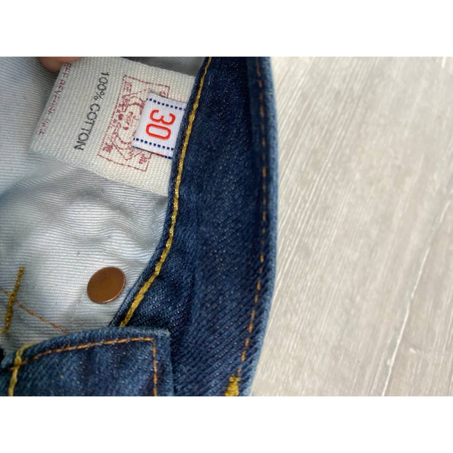 Evisu multipocket jeans multicolor vintage selvedge denim