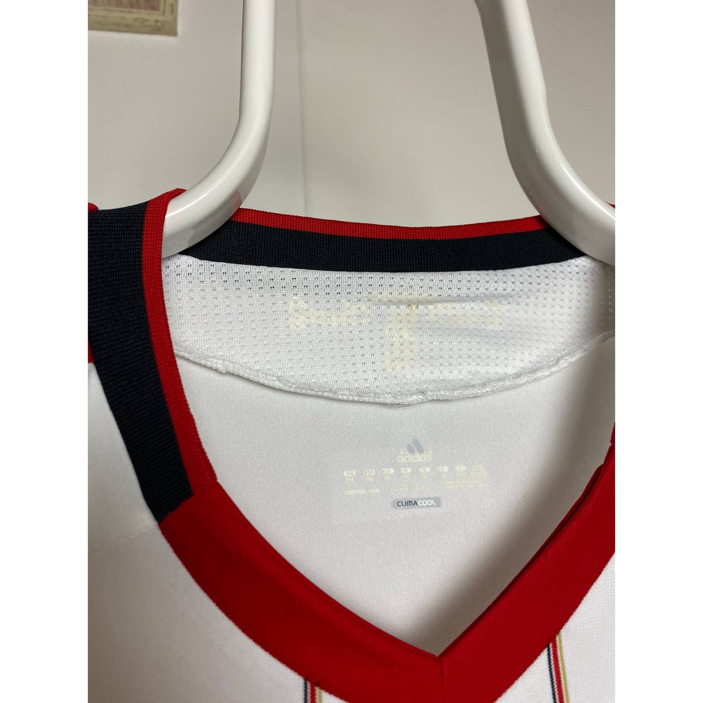 Liverpool Adidas soccer shirt jersey white