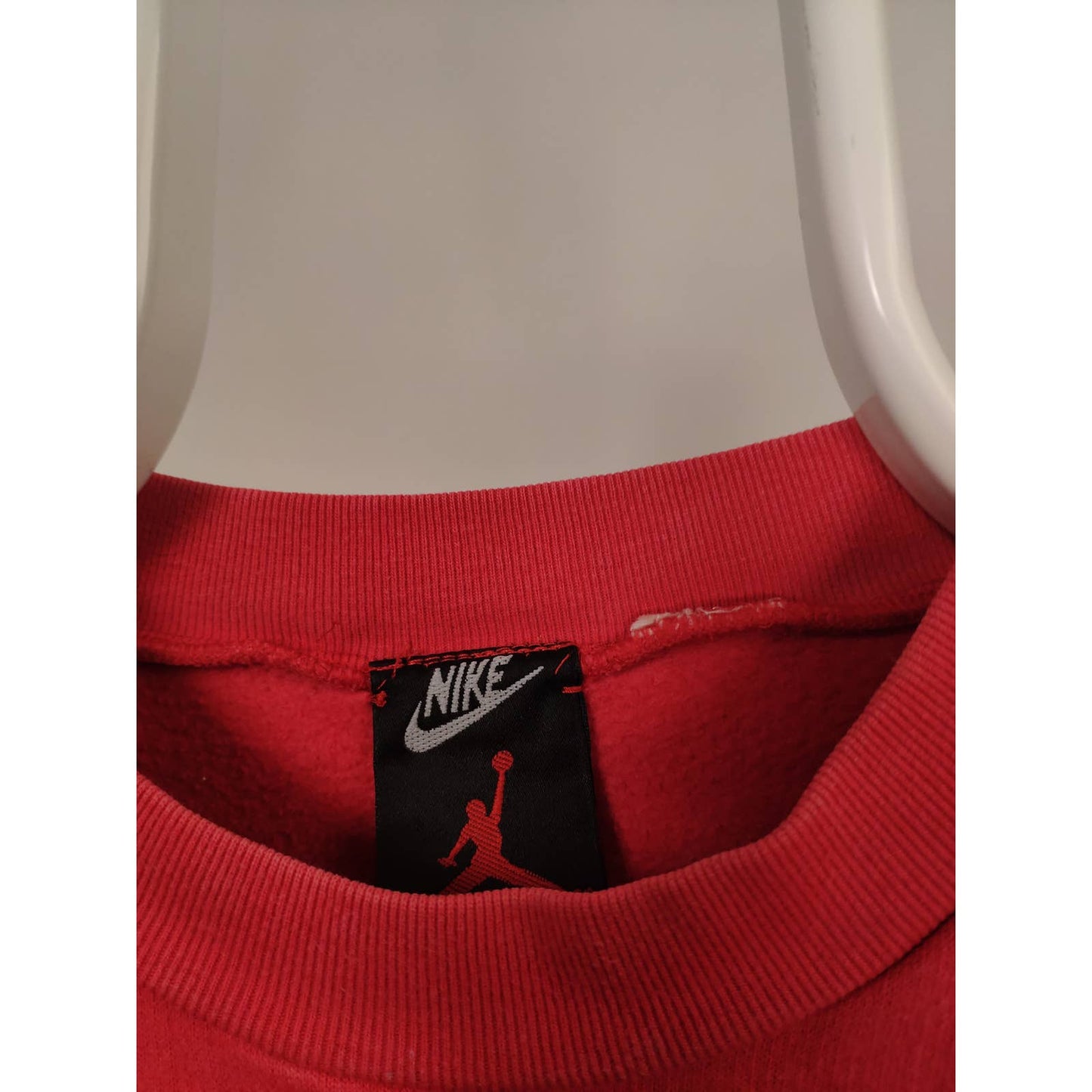 Nike Jordan vintage spellout sweatshirt red rare 90s