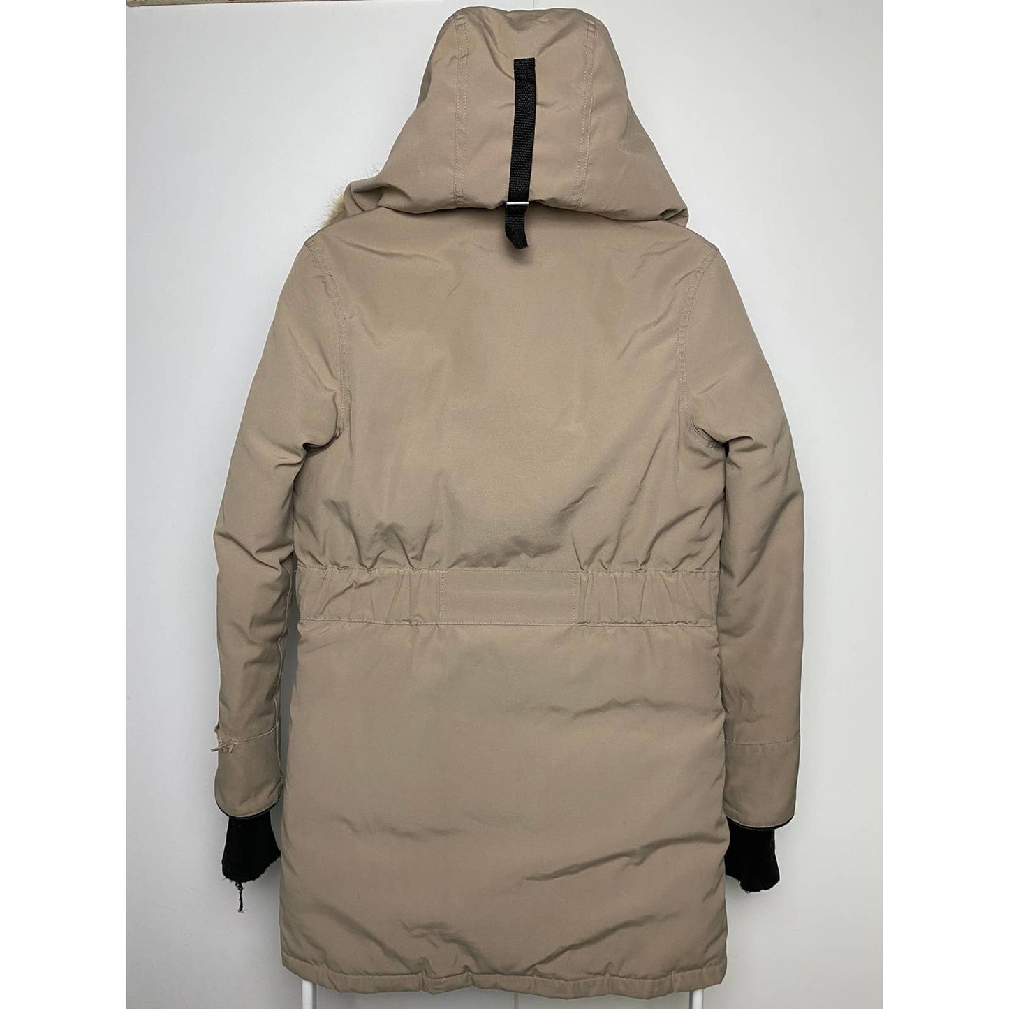Canada Goose trillium parka jacket beige puffer