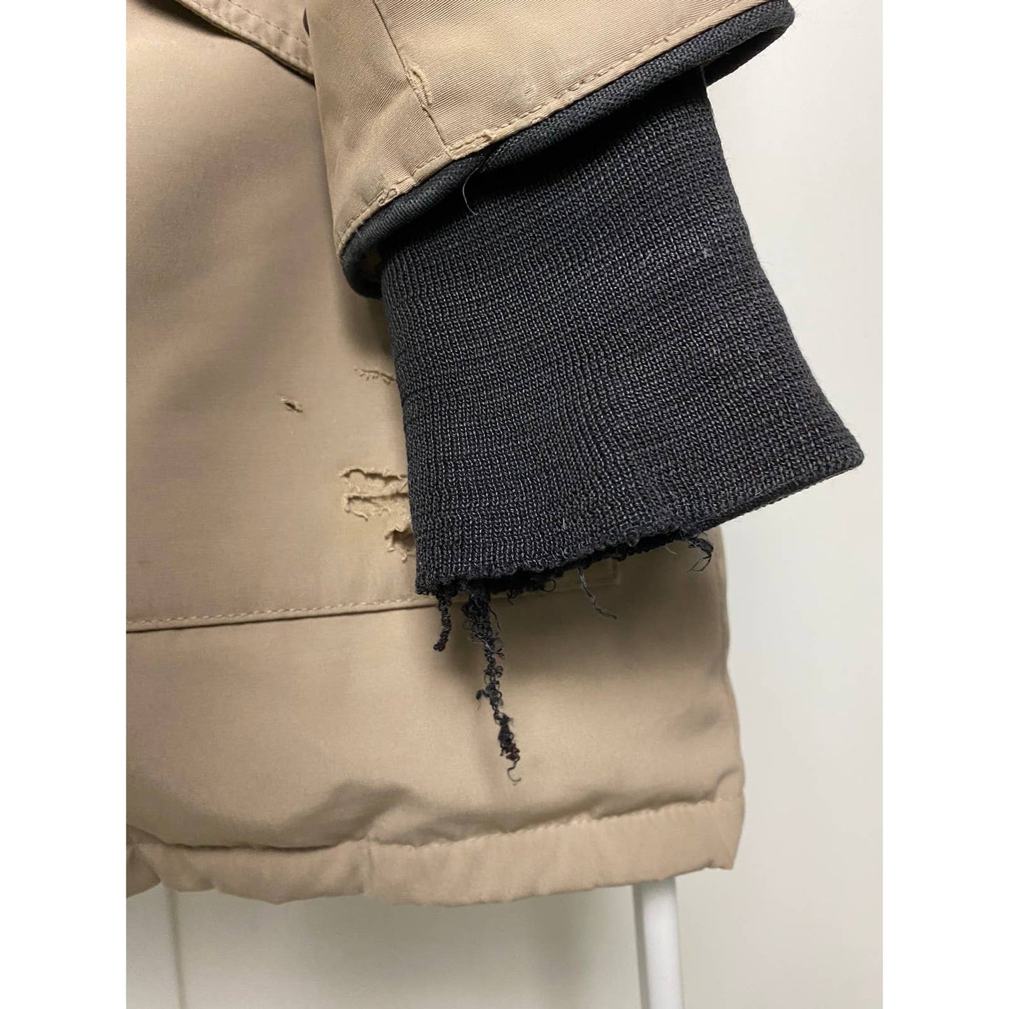 Canada Goose trillium parka jacket beige puffer