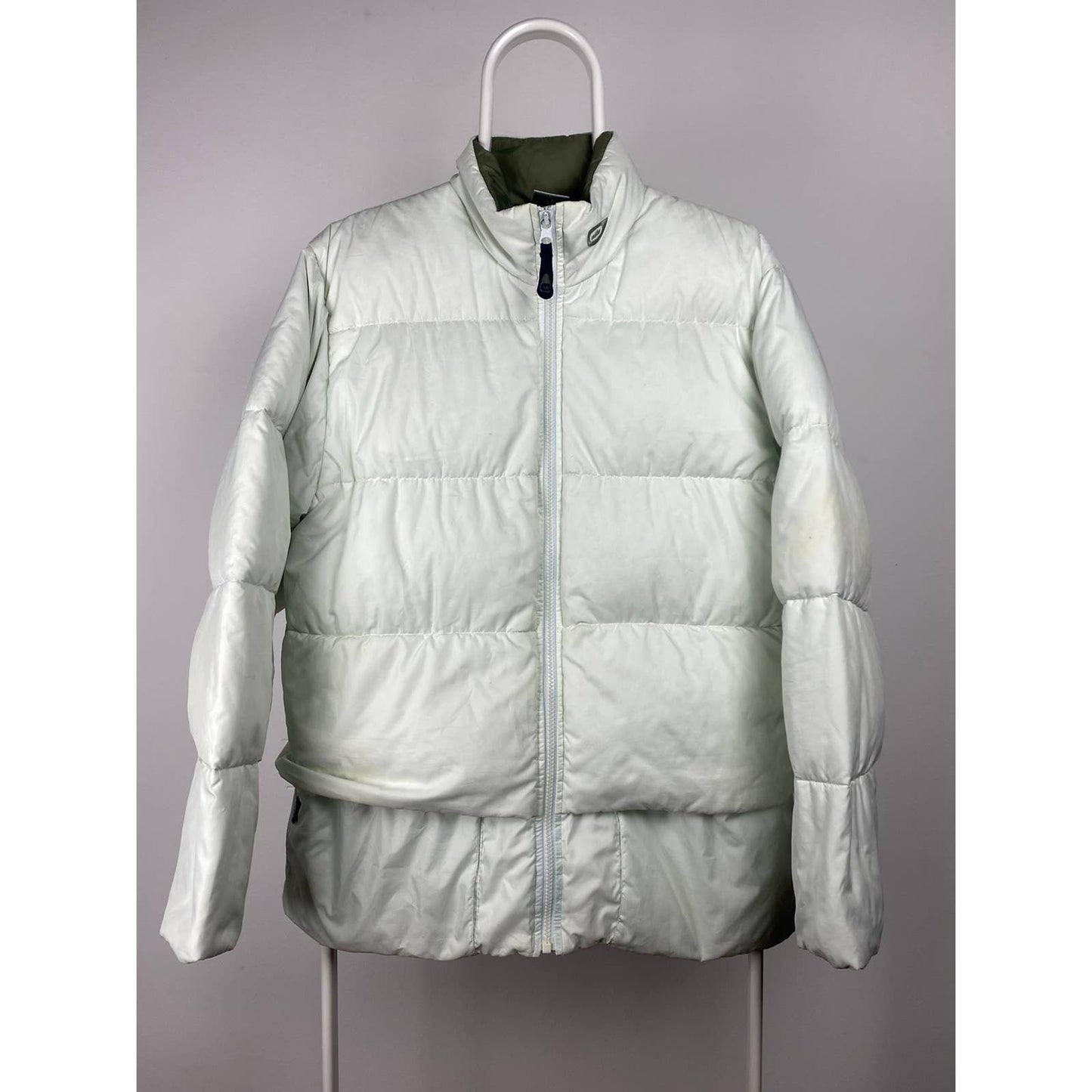 Nike vintage white puffer jacket 2000s