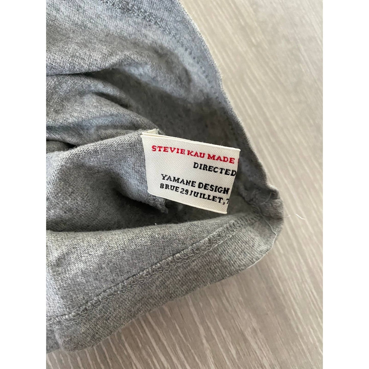 Evisu Donna multipocket T-shirt grey rare vintage