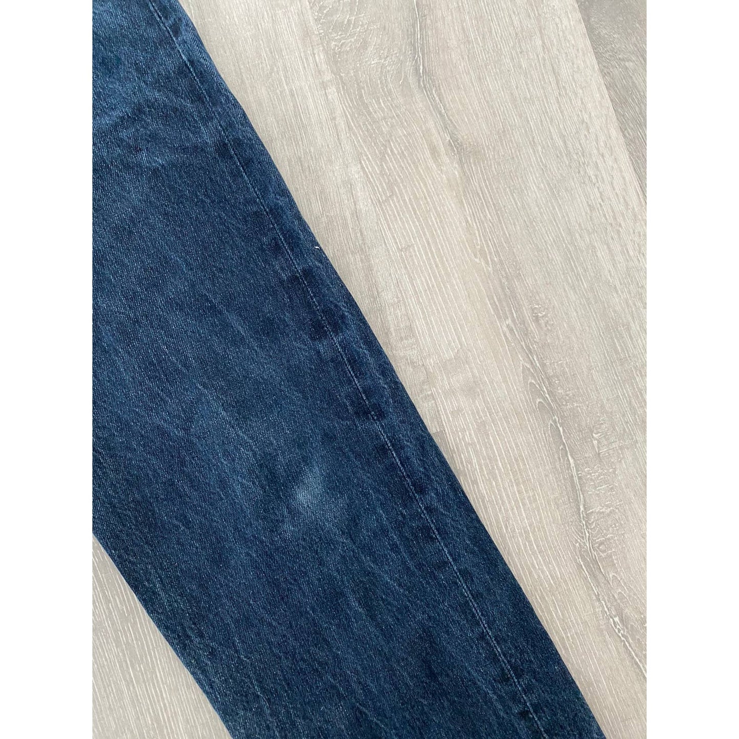 Evisu jeans daicock vintage selvedge navy white big logo