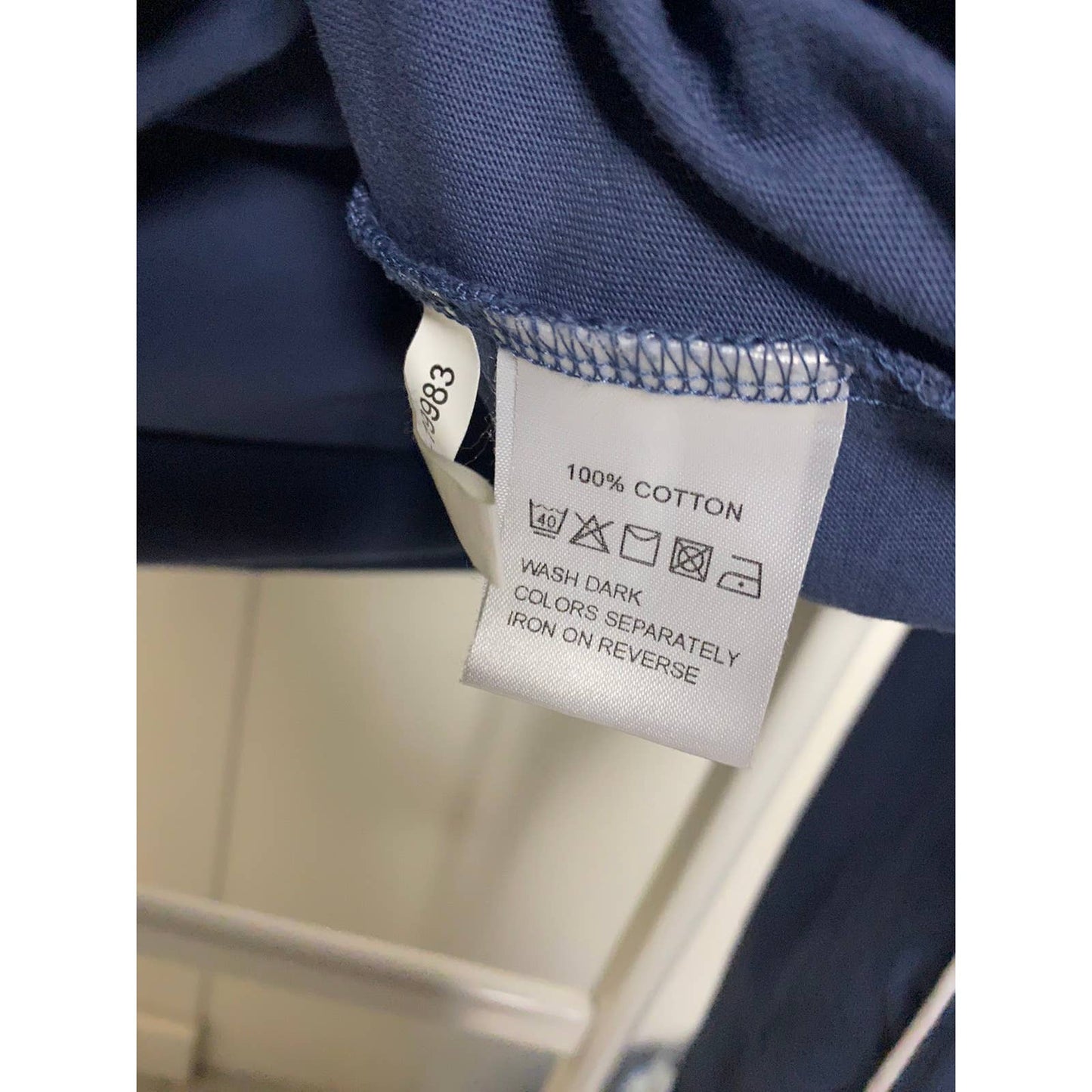 90s Yves Saint Laurent vintage navy long sleeve T-shirt YSL
