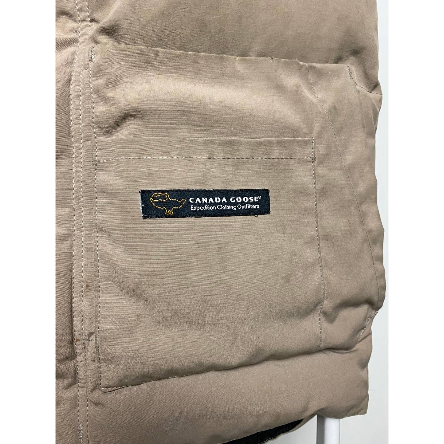 Canada Goose vintage beige puffer vest