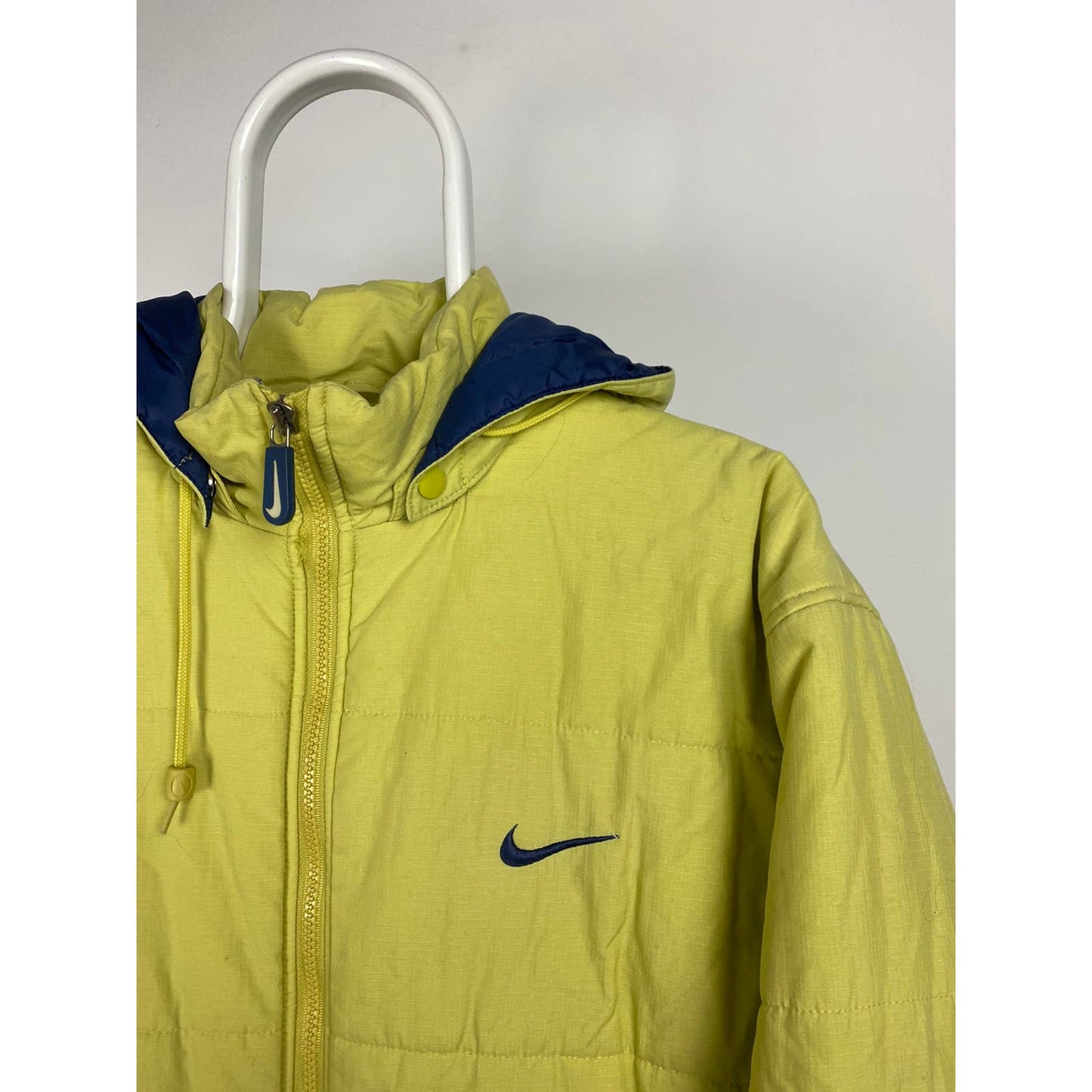90s Nike vintage spell out puffer jacket big logo