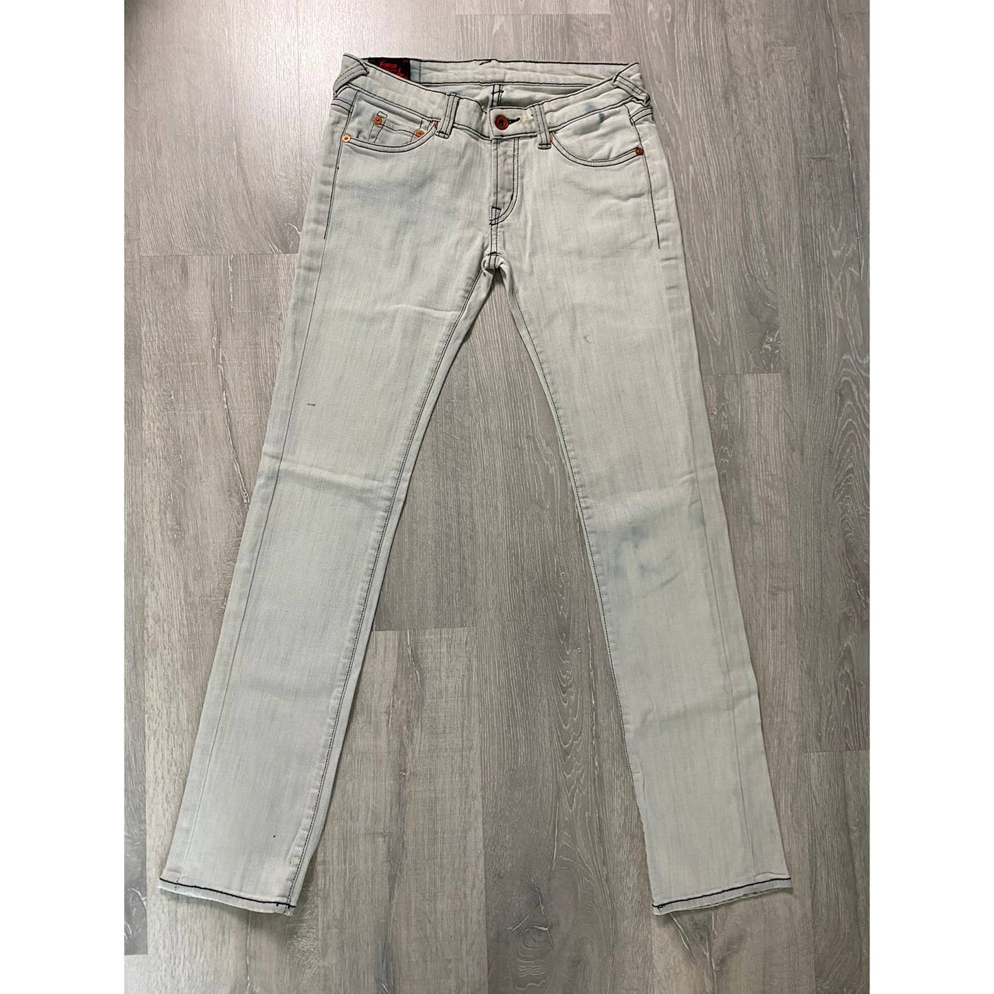 Evisu EU ED vintage grey jeans black seagulls jeans Japan