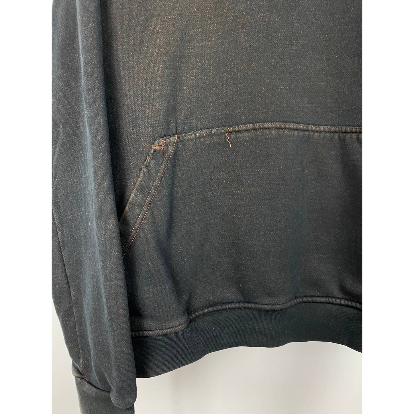 Nike ACG vintage black hoodie big central logo black Orange